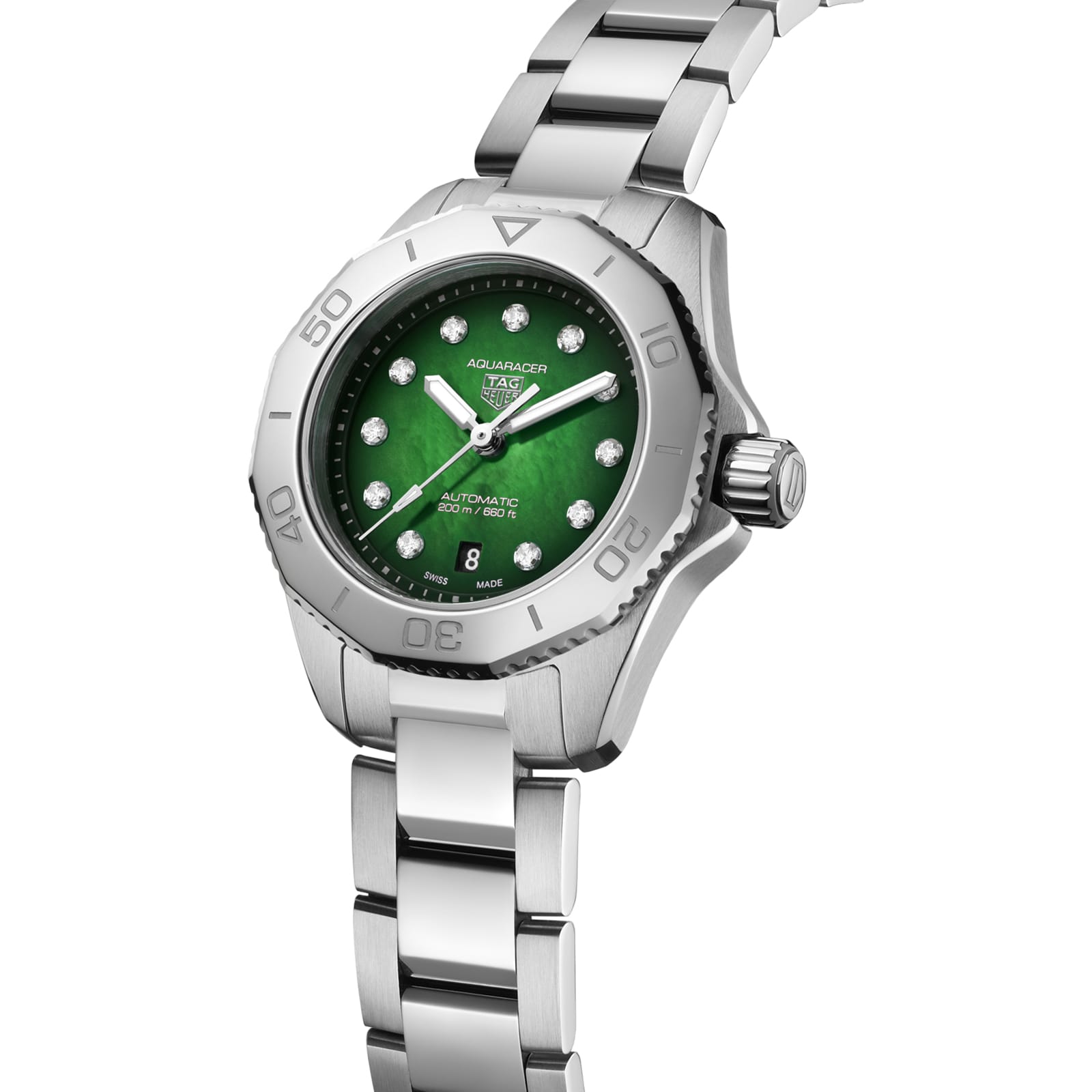 TAG Heuer Replica Watch Aquaracer Professional 200 Date Automatic 30 mm Steel(1:1 replica) - Elite Watch Atelier