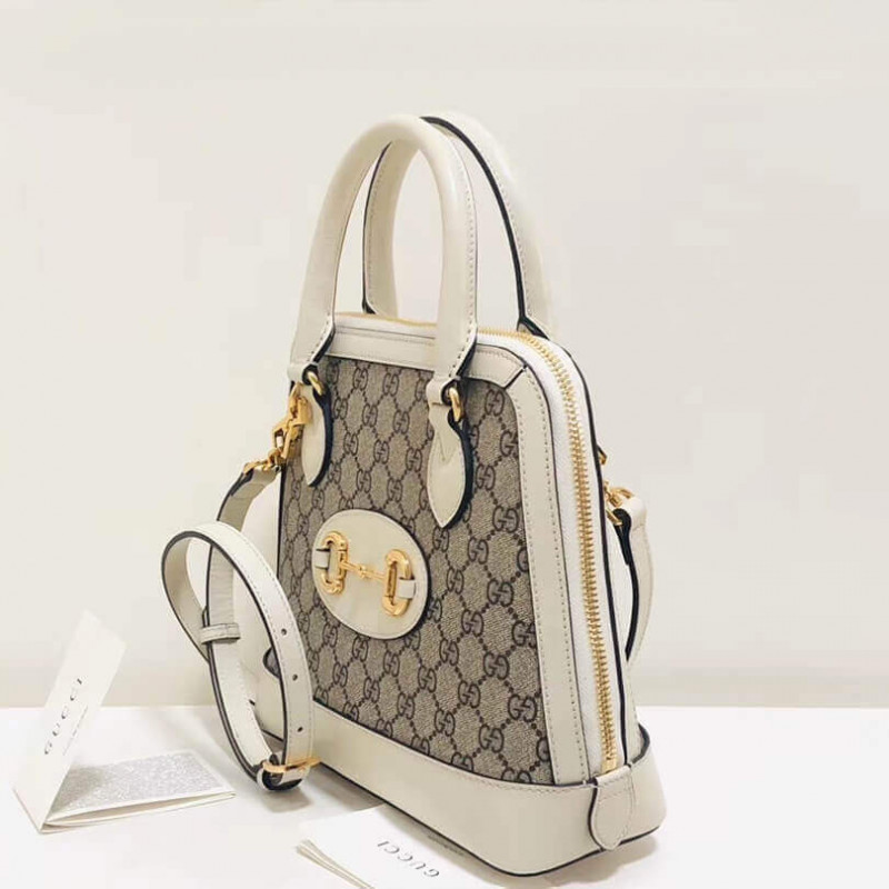 Replica Gucci 1955 Horsebit Gg Supreme Small Top Handle Bag 6212201:1High-quality replica
