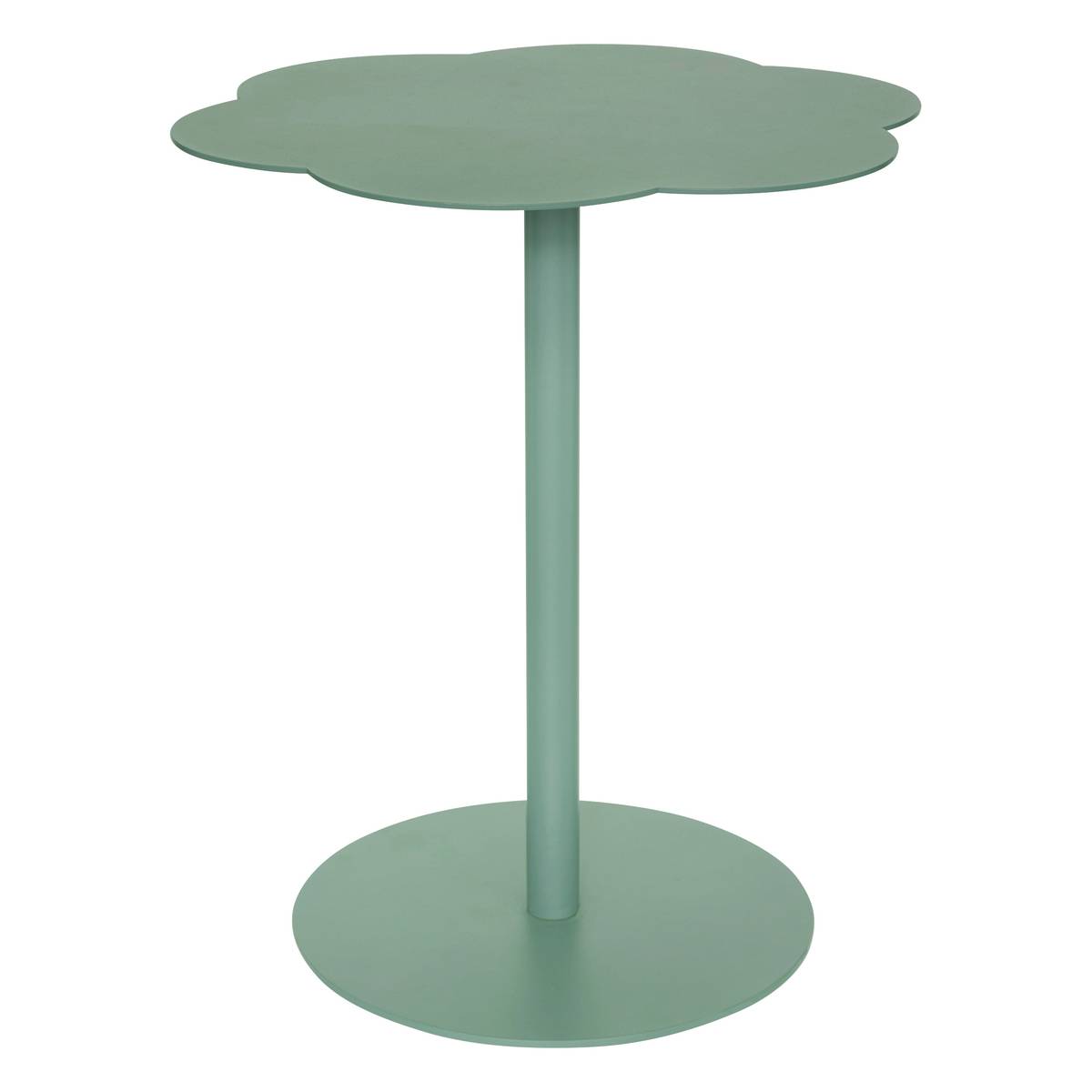 Side Table "Fiora" Olive green, 43x43 cm