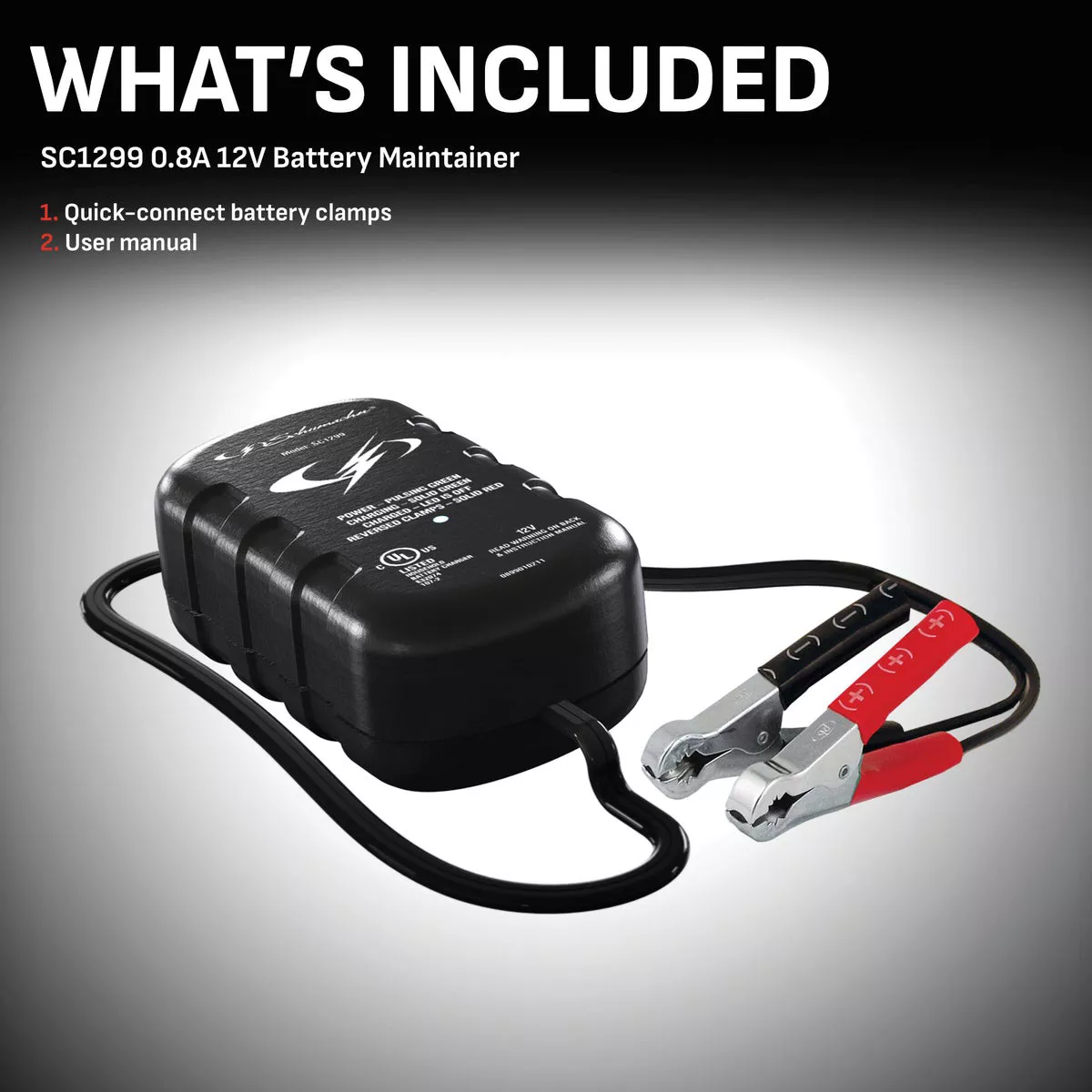 Schumacher Automatic 12V 0.75-Amp Auto Battery Charger