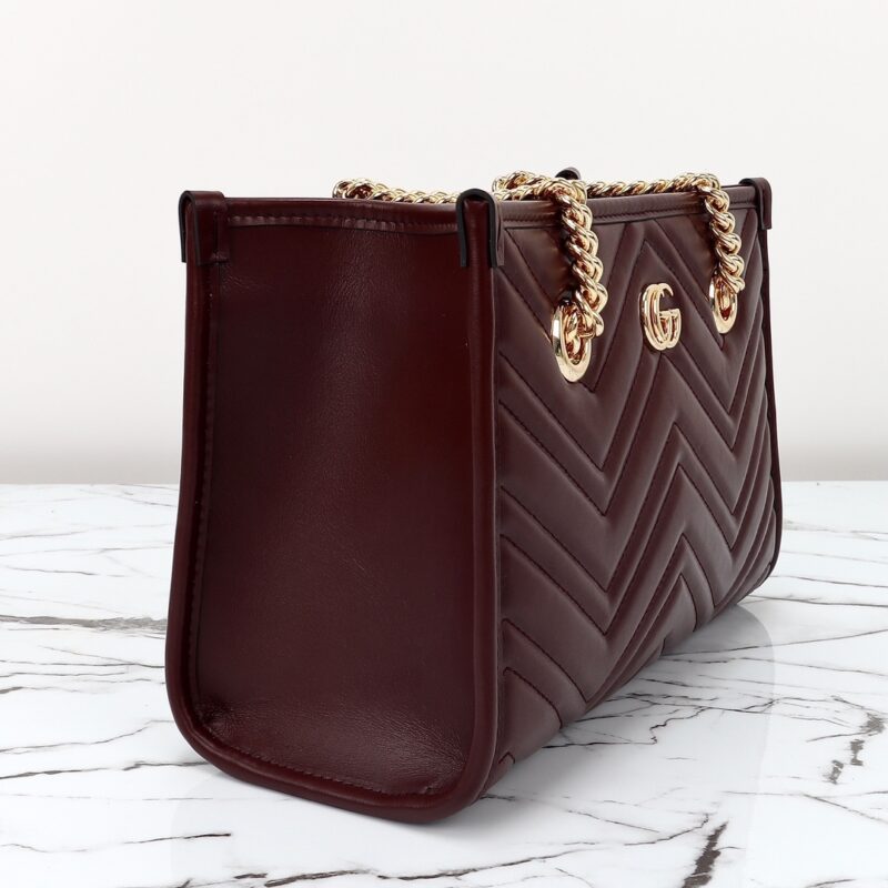 Replica Gucci GG Marmont Tote Bordeaux1:1High-quality replica
