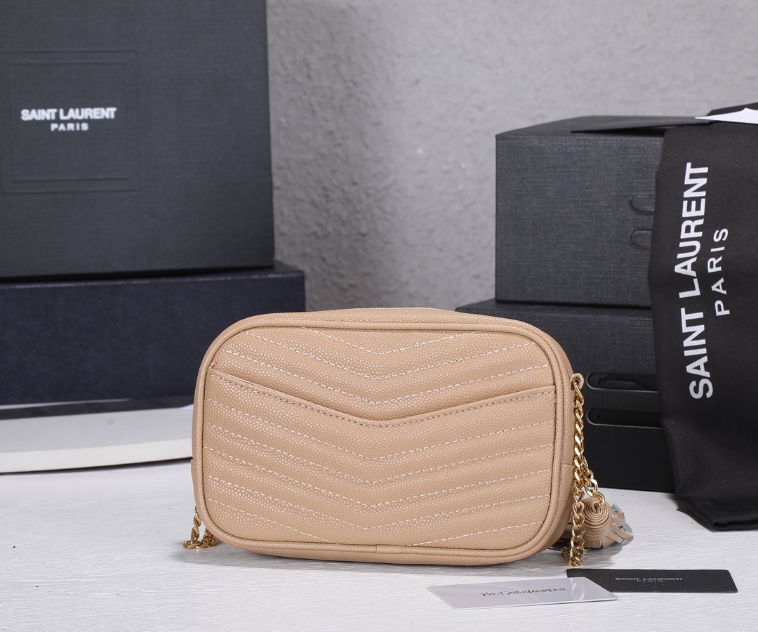 Replica Ysl Lou Mini Bag Gold Hardware1:1High-quality replica