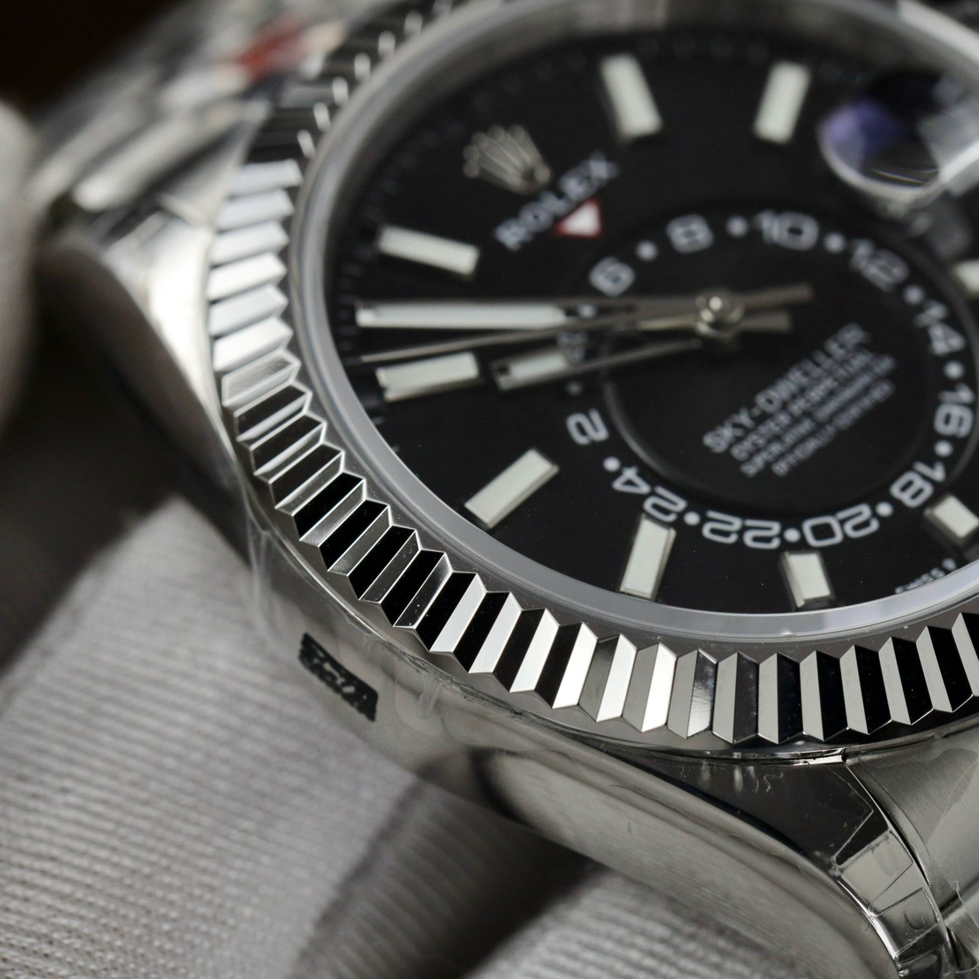 Rolex Sky-Dweller Rep 11 Watch Black Dial Jubilee Strap Highest Quality 42mm - Top club