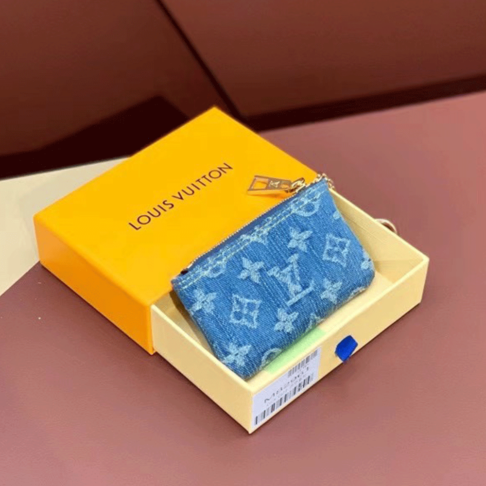 Louis Vuitton LV Jacquard Denim Key Bag1:1High-quality replica