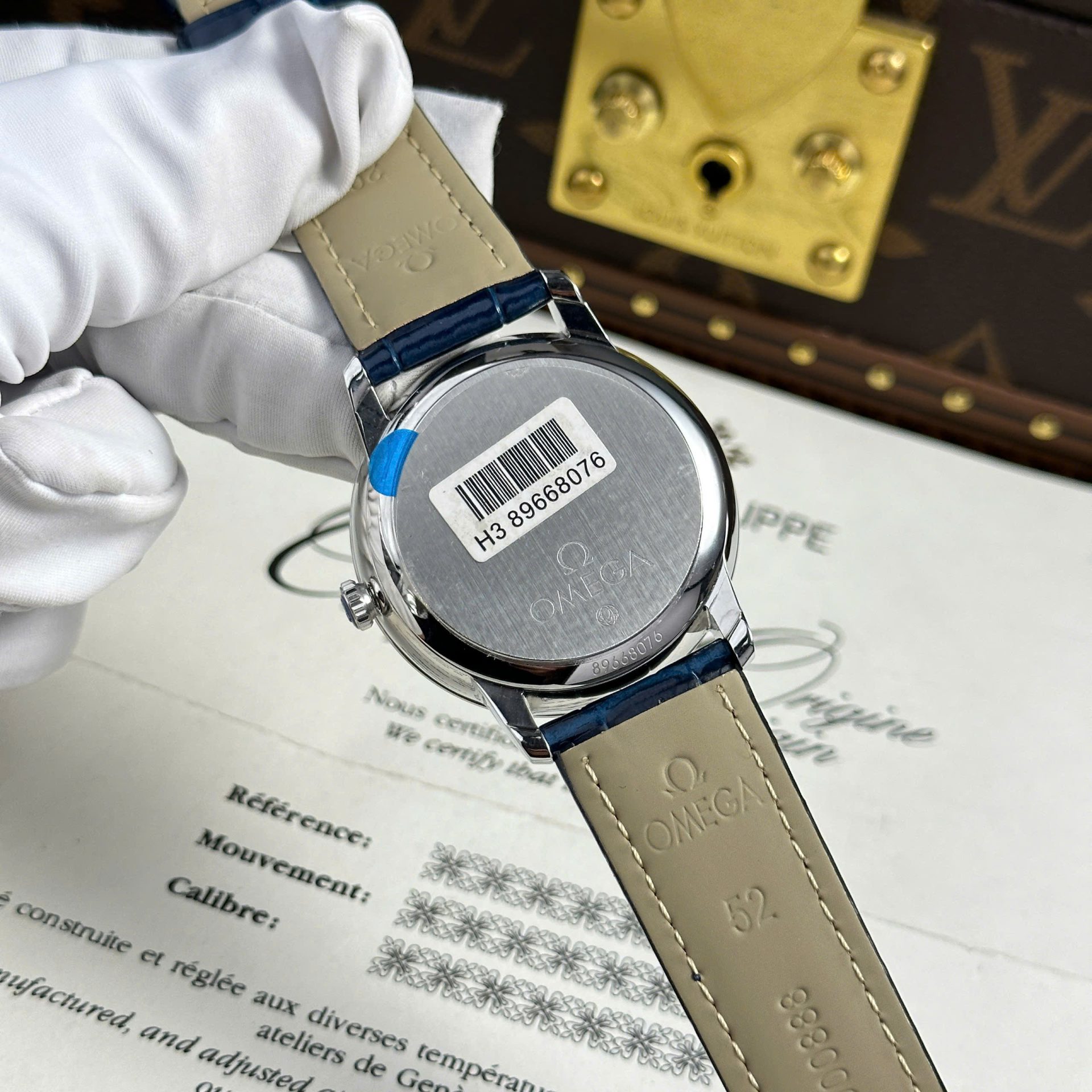 Omega Replica Watch De Ville Prestige Power Reserve White Dial 39.5mm - Top club