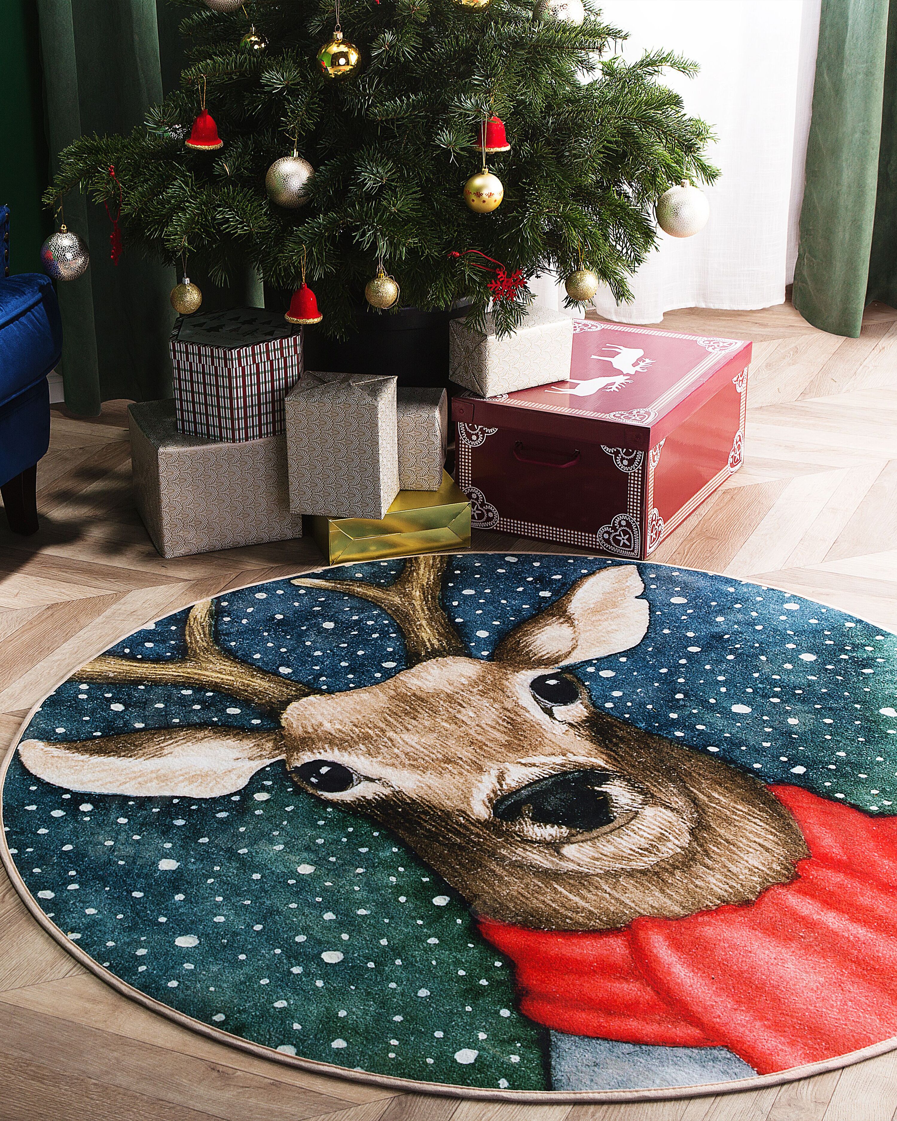 Rug EREGLI Blue ø 140 cm