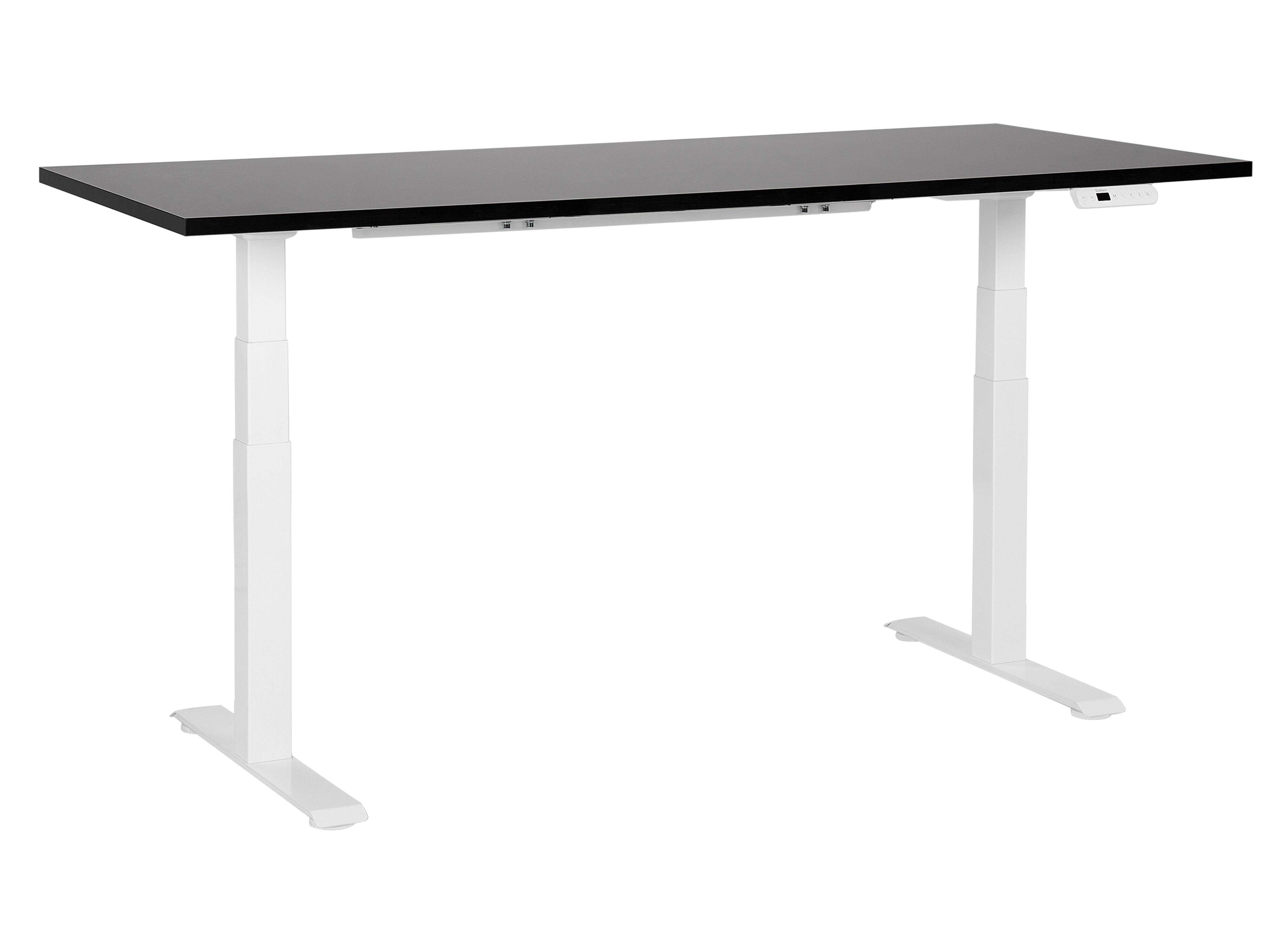 Electric Adjustable Standing Desk DESTINES Black/ White 180 cm 80 cm