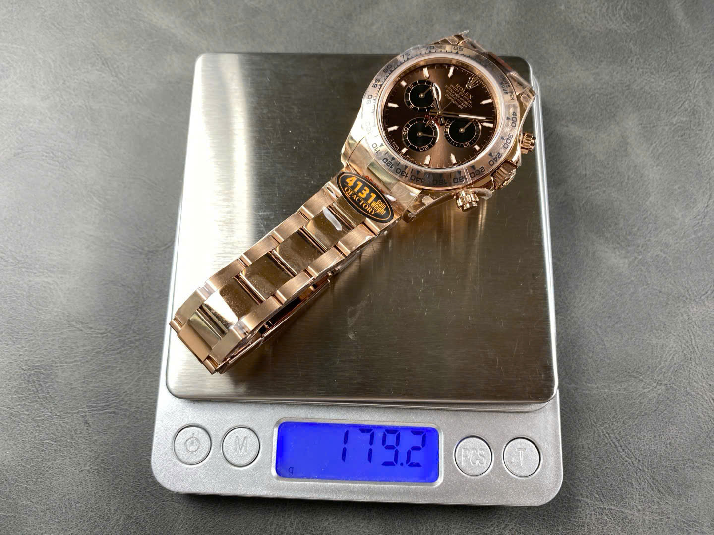 Rolex Cosmograph Daytona M116505BRWTBAR Copies Watches Chocolate Dial Weight 180 Grams QF Factory 40mm - Elite Watch Atelier