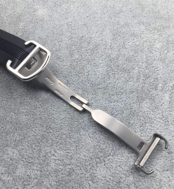 Replica Cartier Roadster SS White Dial Black Rubber Strap A2824 - Top club