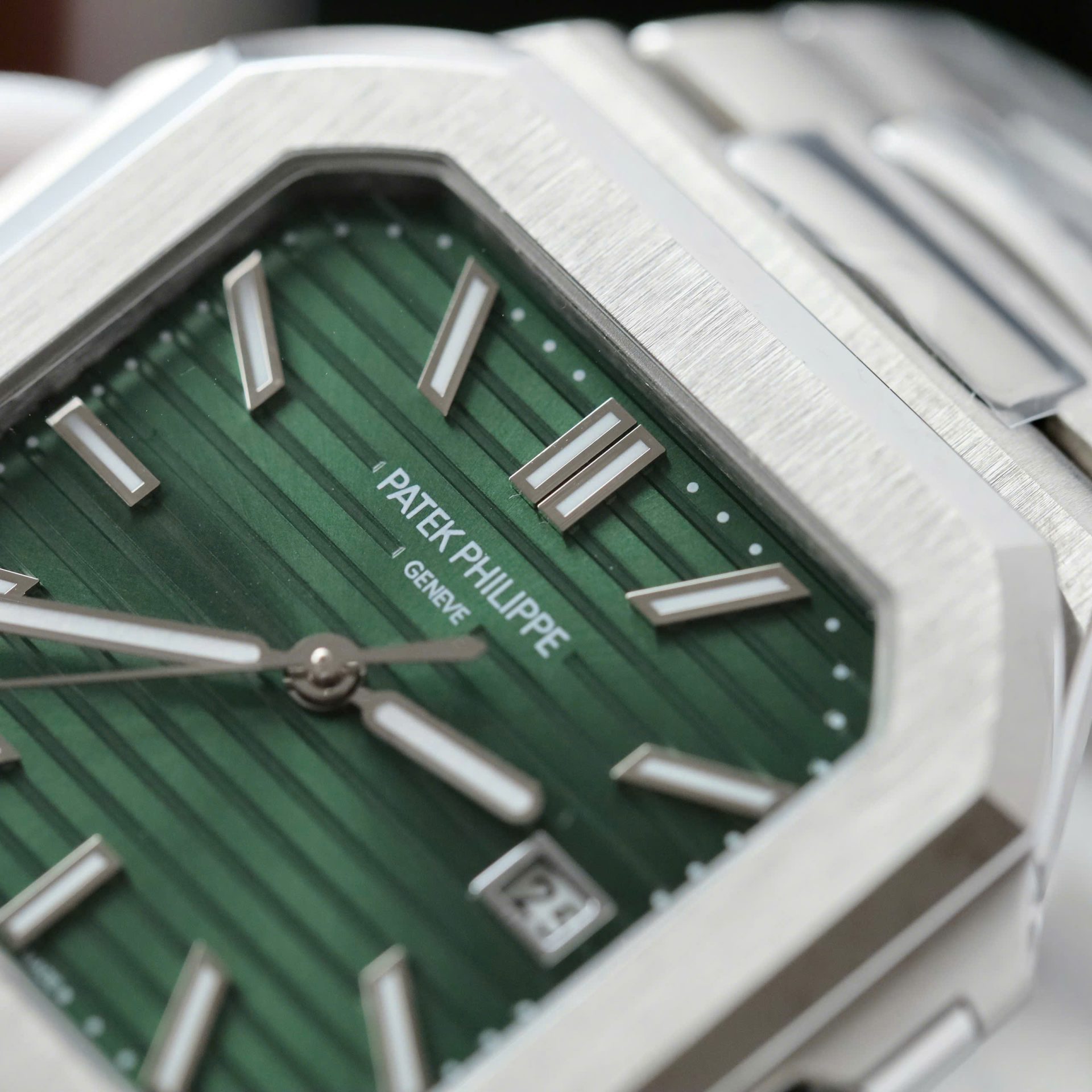 Patek Philippe Cubitus 5821 Replica 11 Watches Green Dial Metal Wire 45mm - Top club
