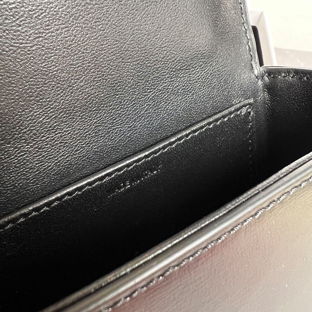 CELINE MINI CHAIN CLAUDE IN Shiny calfskin(HIGH-END GRADE)1:1High-quality replica