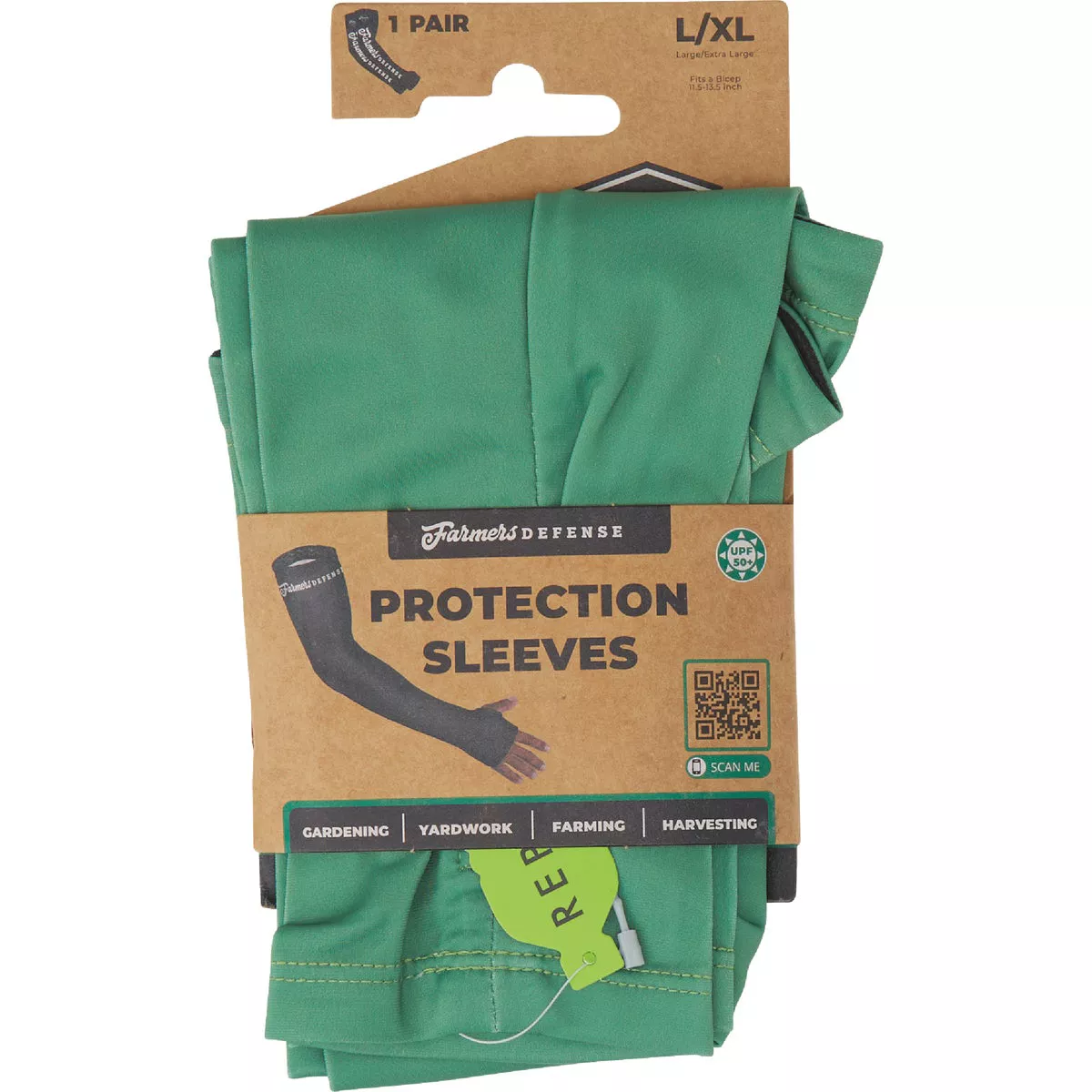 Farmers Defense Forest Green Protection Sleeves, Large/XL
