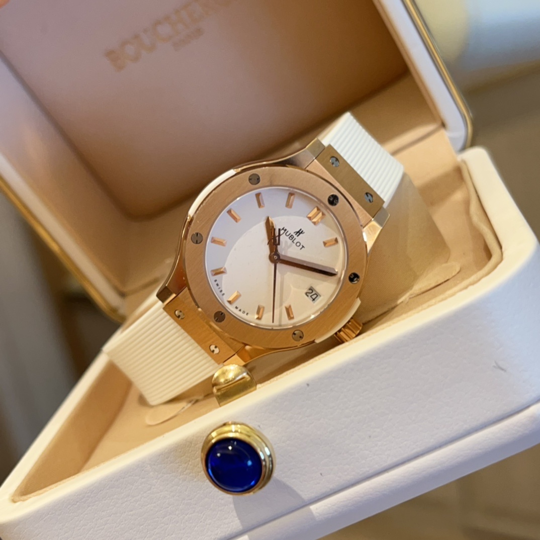 Hublot Classic 33mm High-End Women's Watch(1:1 replica) - Top club