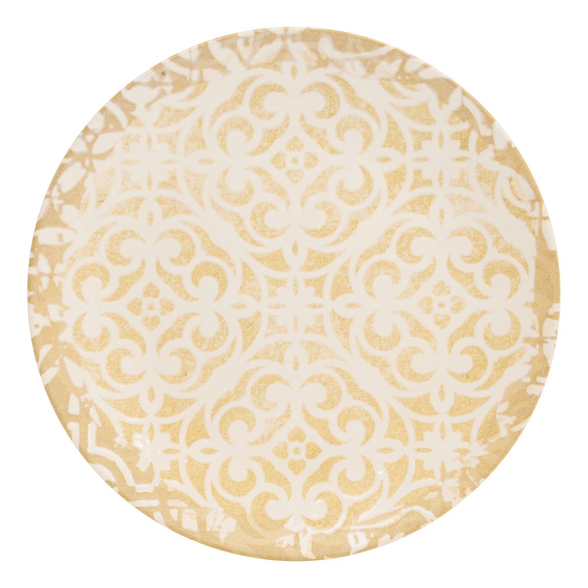 Flat plate "Anna" Stoneware (ceramic), D.25.8 cm