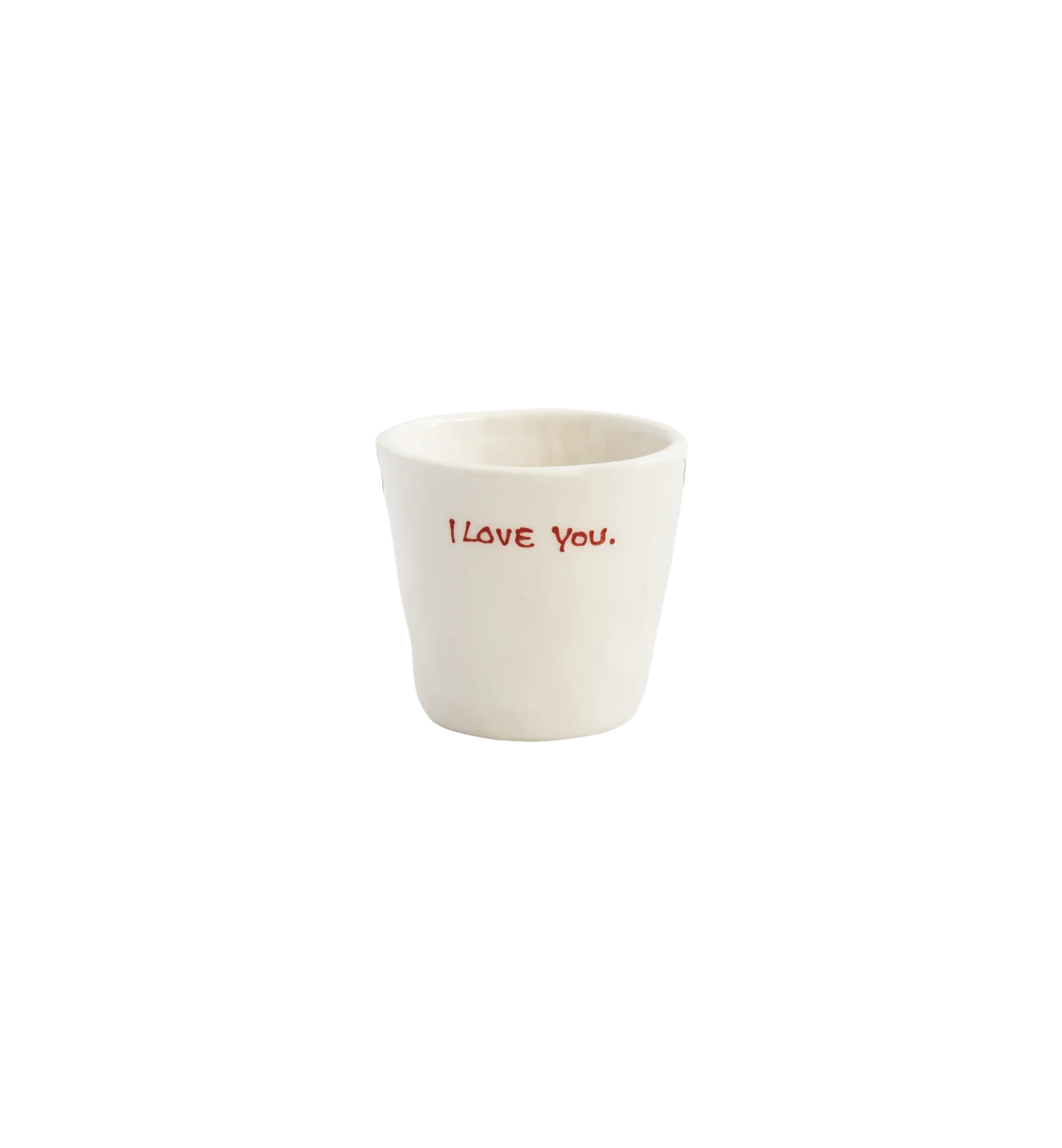I Love You Espresso Cup