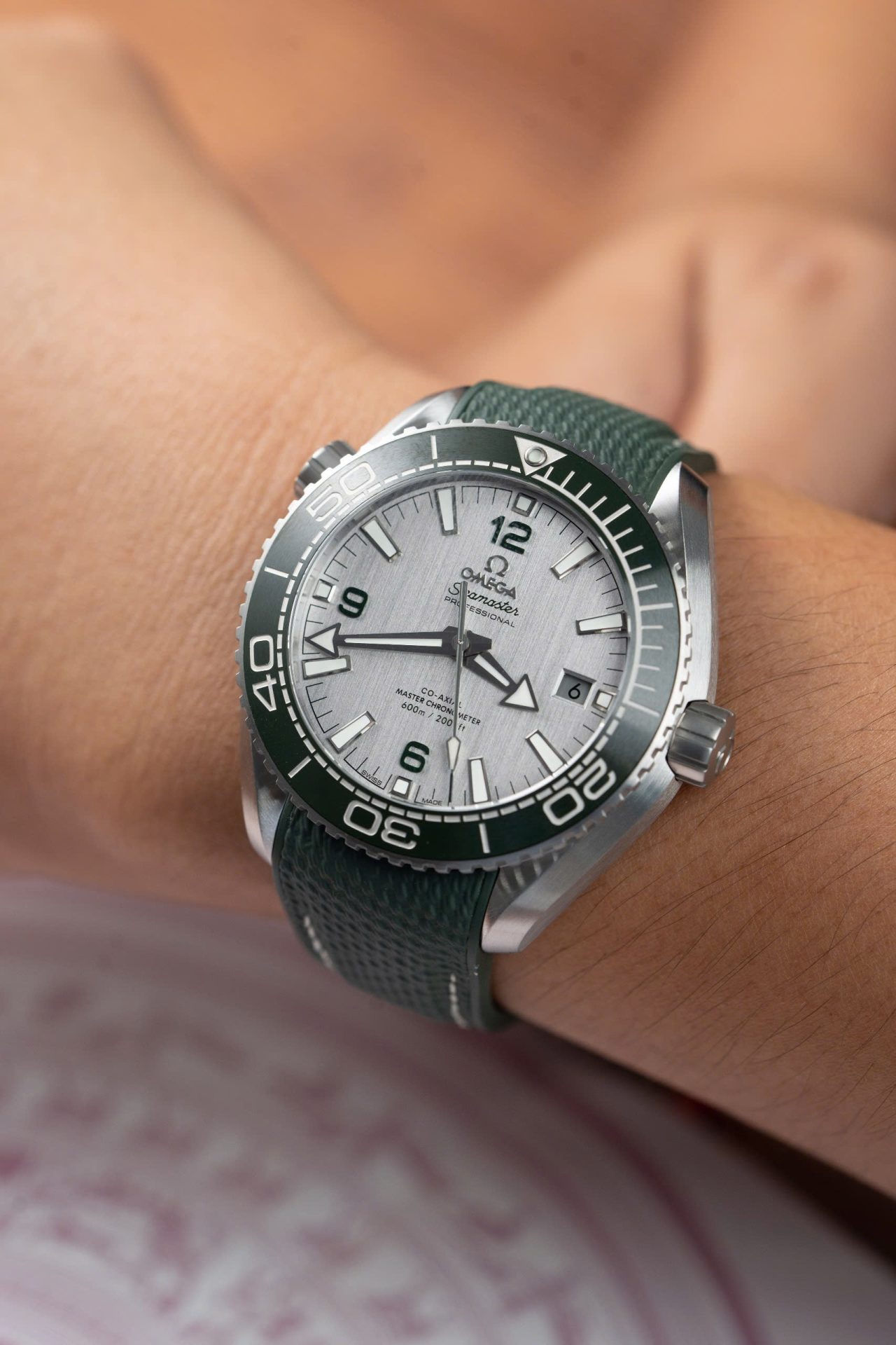 Omega Replica Watch Planet Ocean 600M Grey Dial Rubber Strap VS Factory 43.5mm - Top club