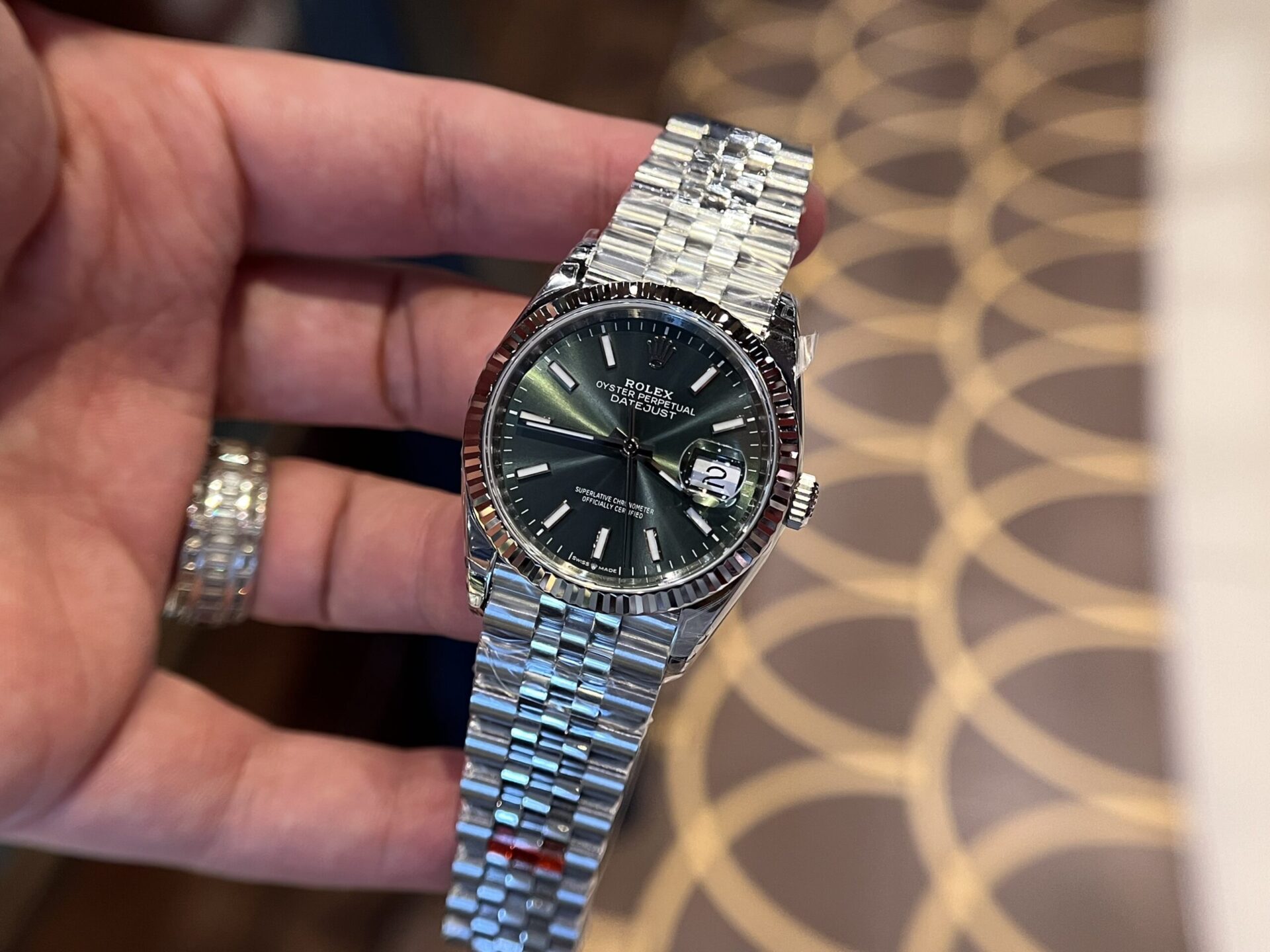 Rolex Replica Watch DateJust 126234 Green Dial VS Factory 36mm - Elite Watch Atelier