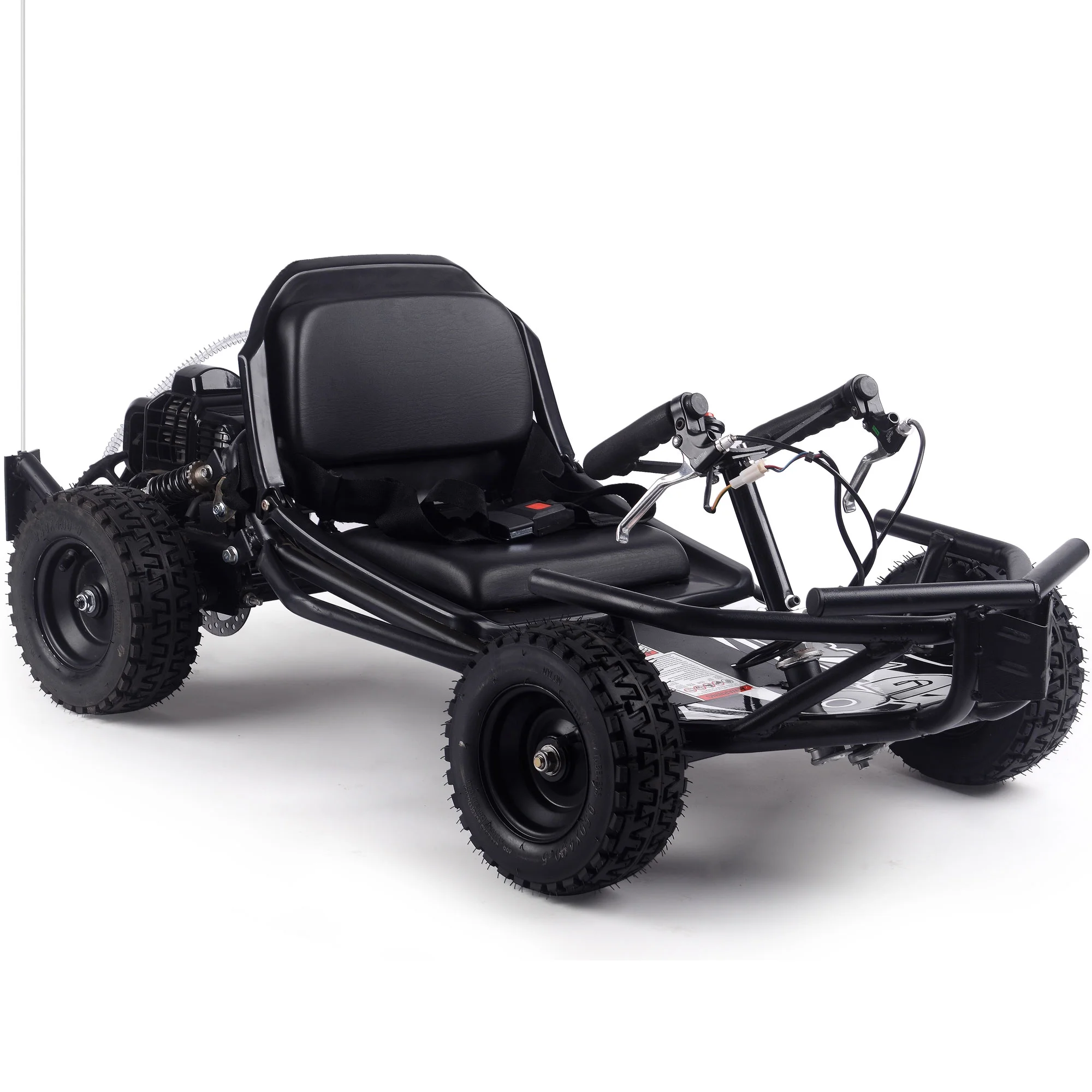 SAY YEAH Gas Go Kart,Sturdy Steel Frame Go Kart for Kids 8+,20mph Top Speed,185lbs Max,Black - Image 5
