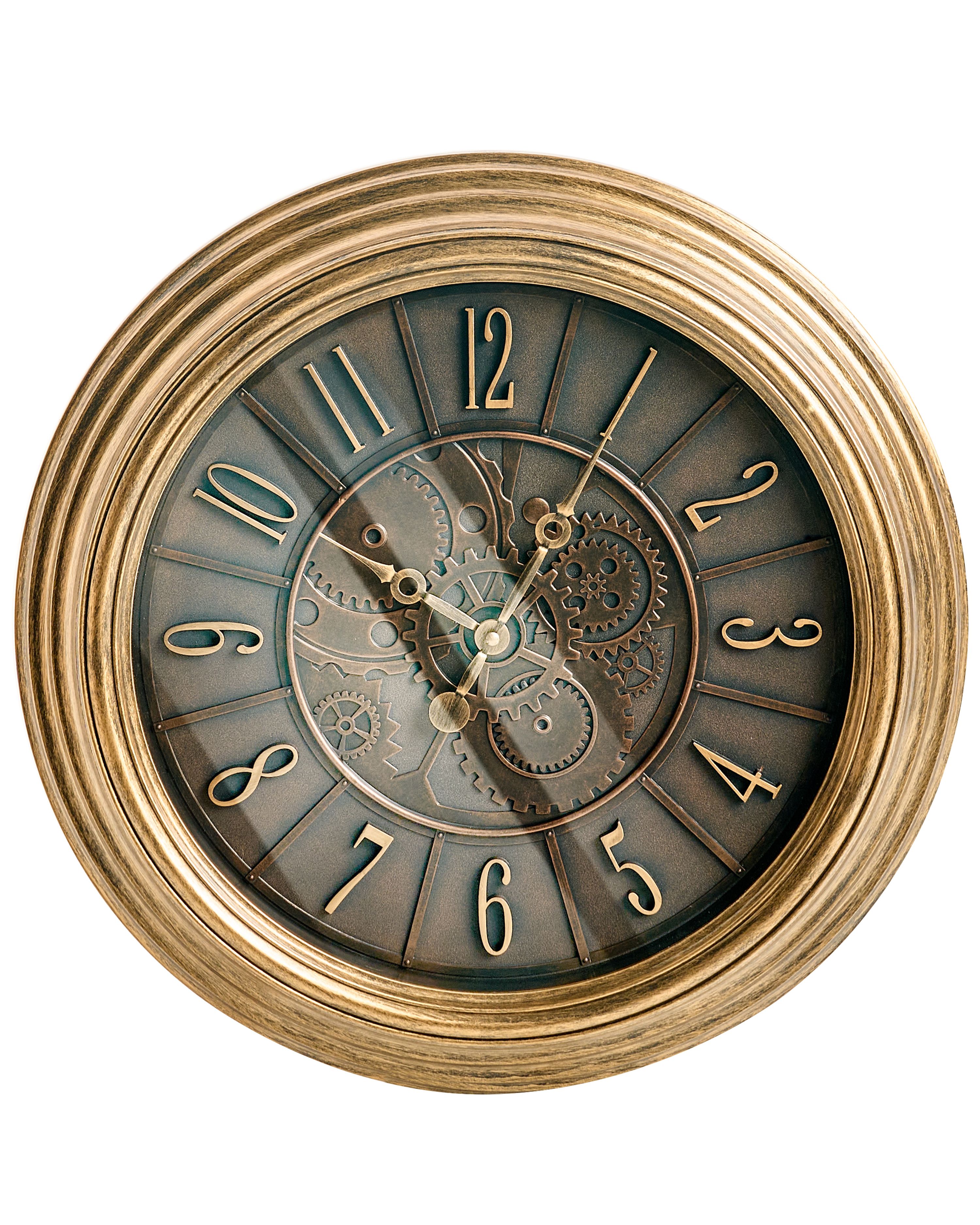 Wall Clock CAUDETE 50 cm Gold