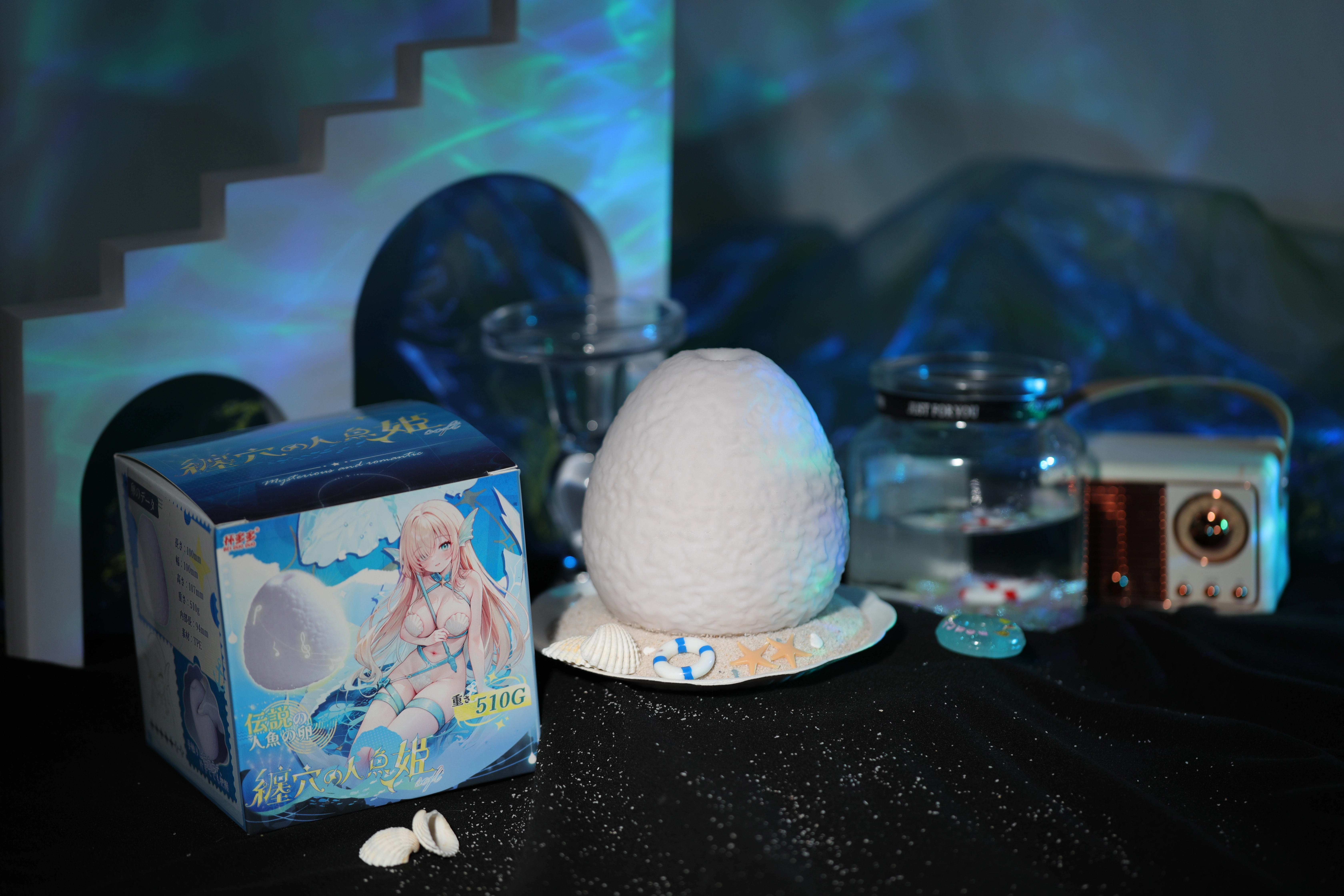 Dr.YUU Spiral Waifu Toy compact egg-shaped product body