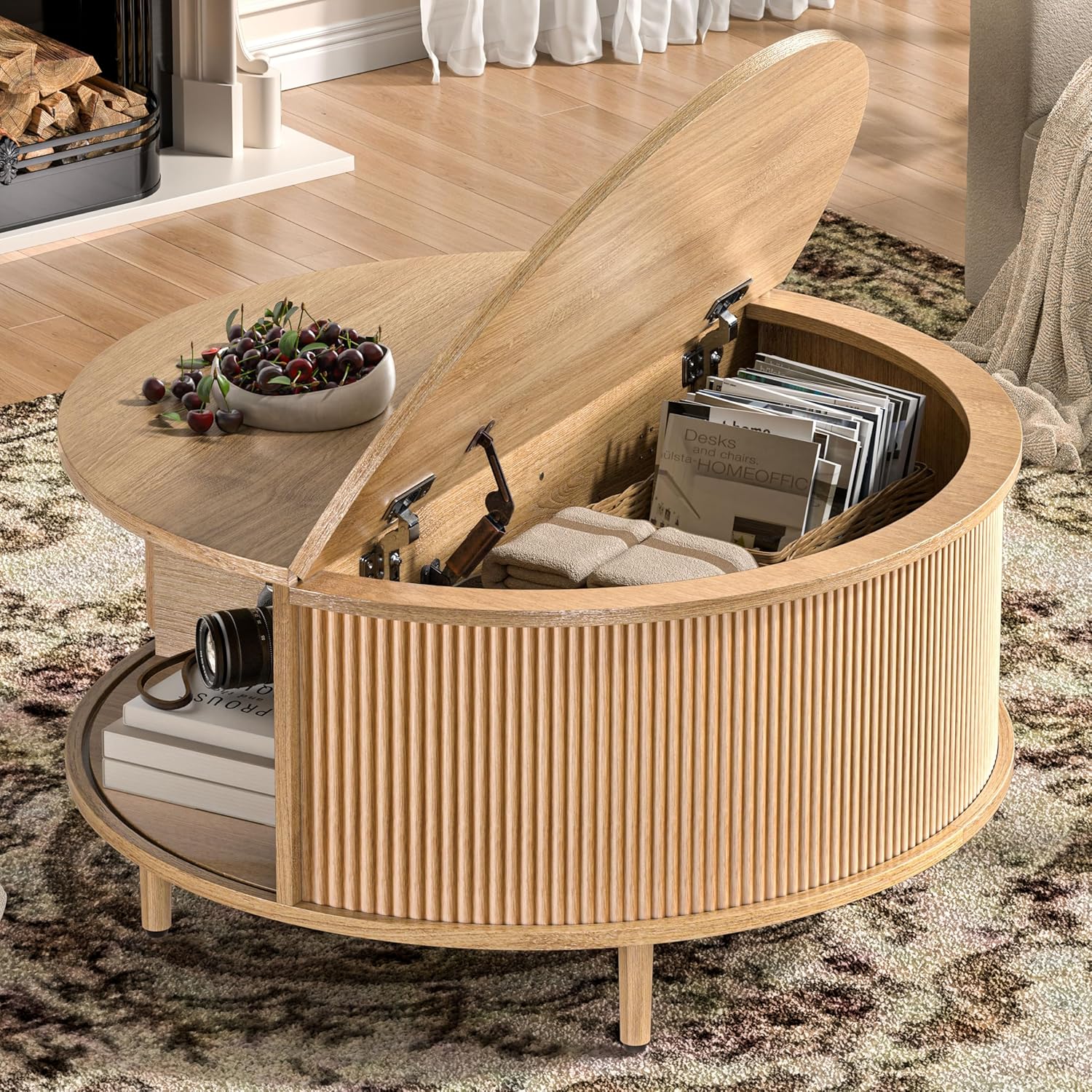 Round Coffee Table, 31.5
