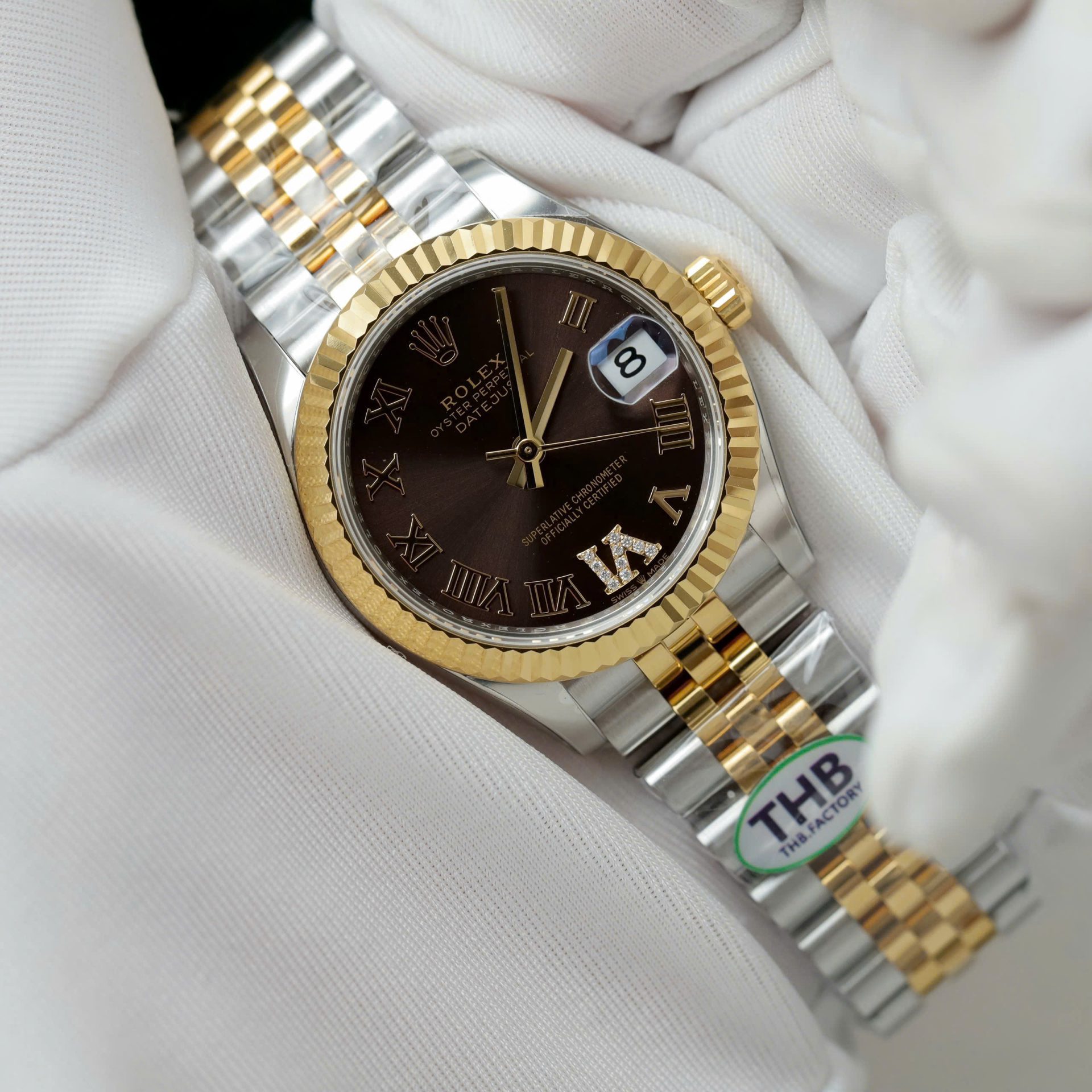 Rolex DateJust Best Replica Watches Jubilee Strap THB Factory 31mm - Elite Watch Atelier