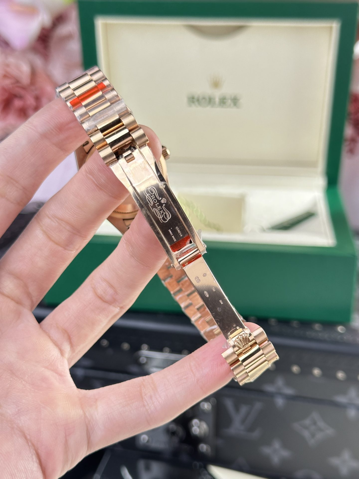 Rolex Replica Watch DateJust Rose Gold 178275 Mother Of Pearl Dial 31mm - Elite Watch Atelier