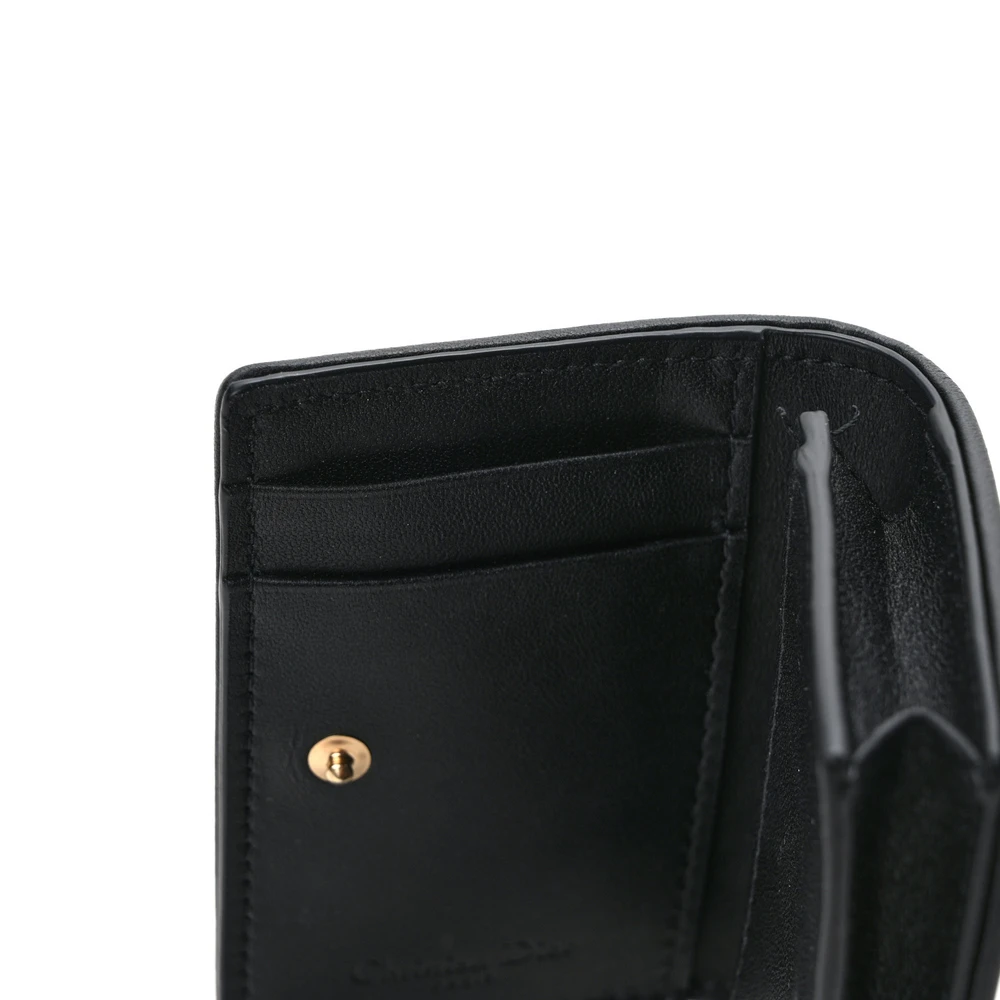 Dior Lambskin Lady Dior Card Holder Replica – Gold Hardware Perfection1:1High-quality replica