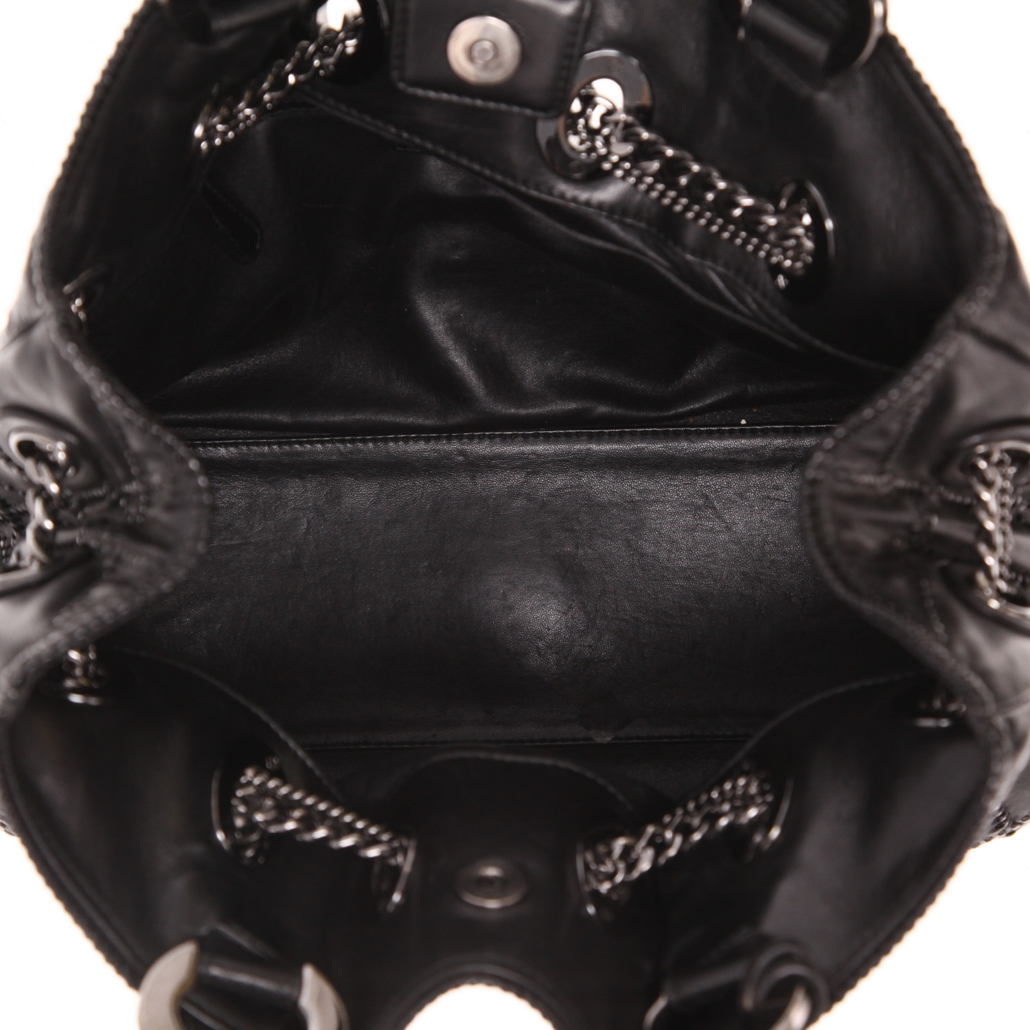 Dior shopping bag in black leather1:1High-quality replica