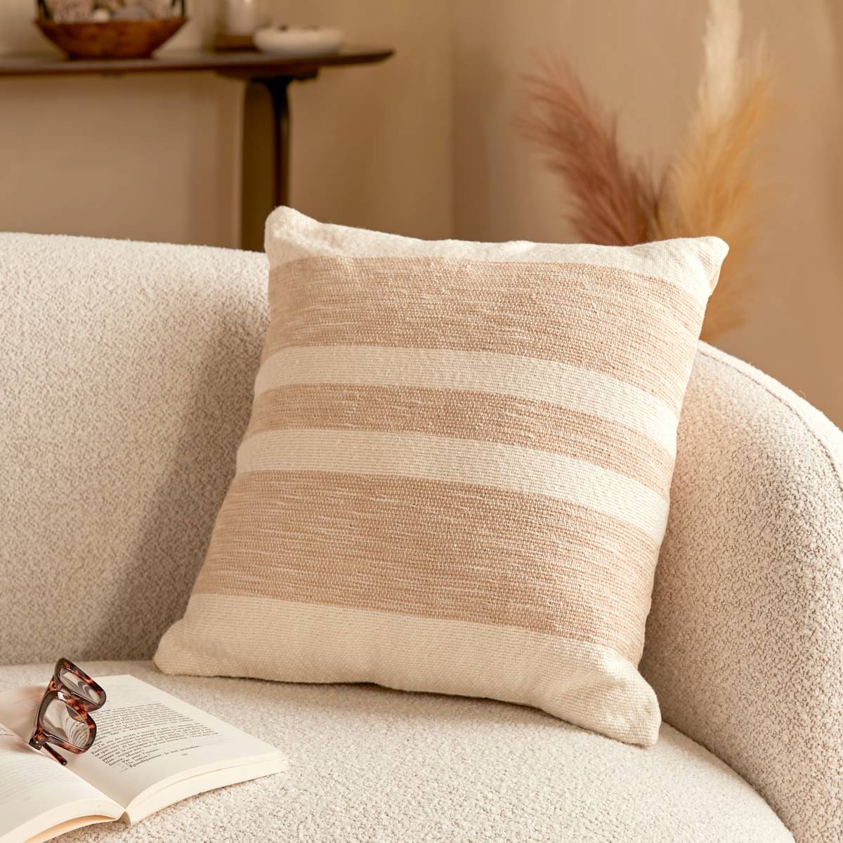 Coussin "Laini" White, 45x45 cm