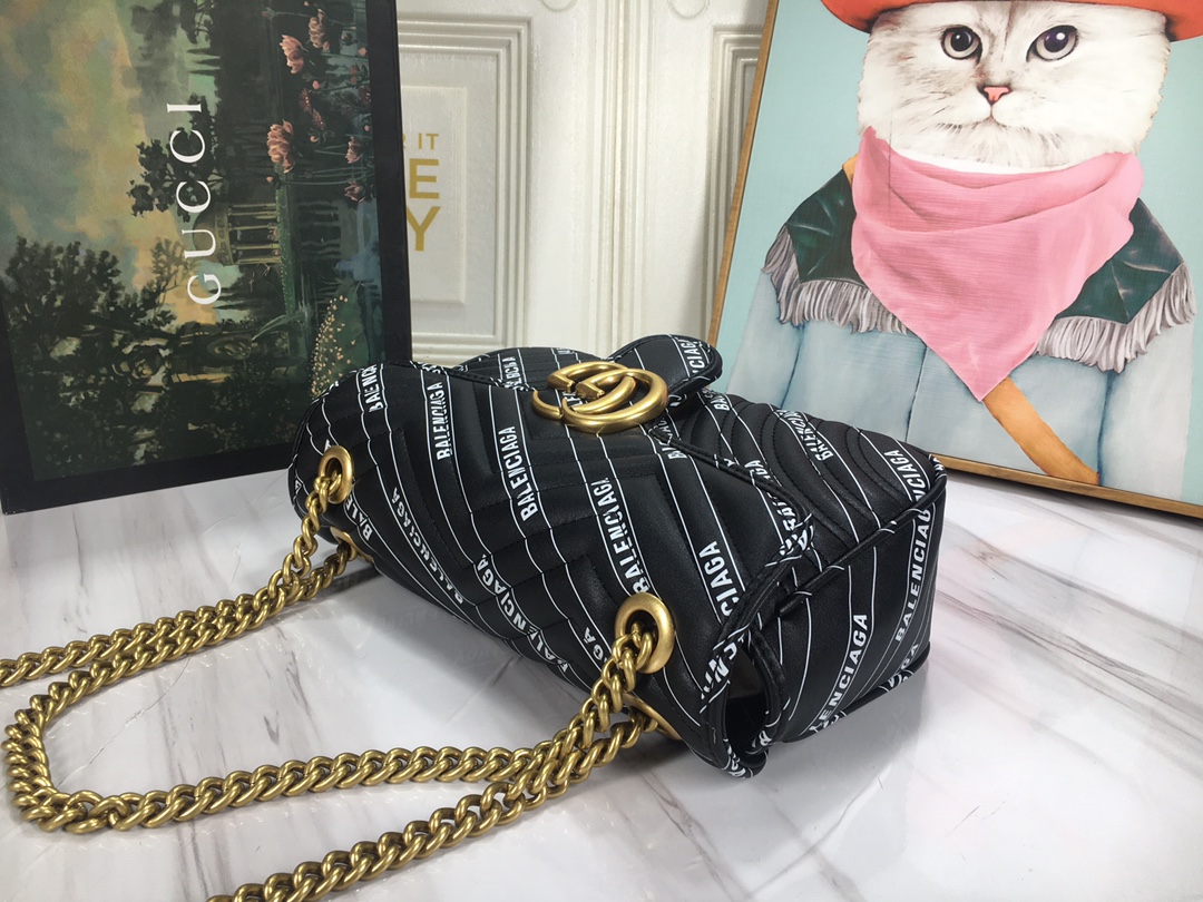 Replica Gucci The Hacker Project Small Double G Marmont Bag1:1High-quality replica