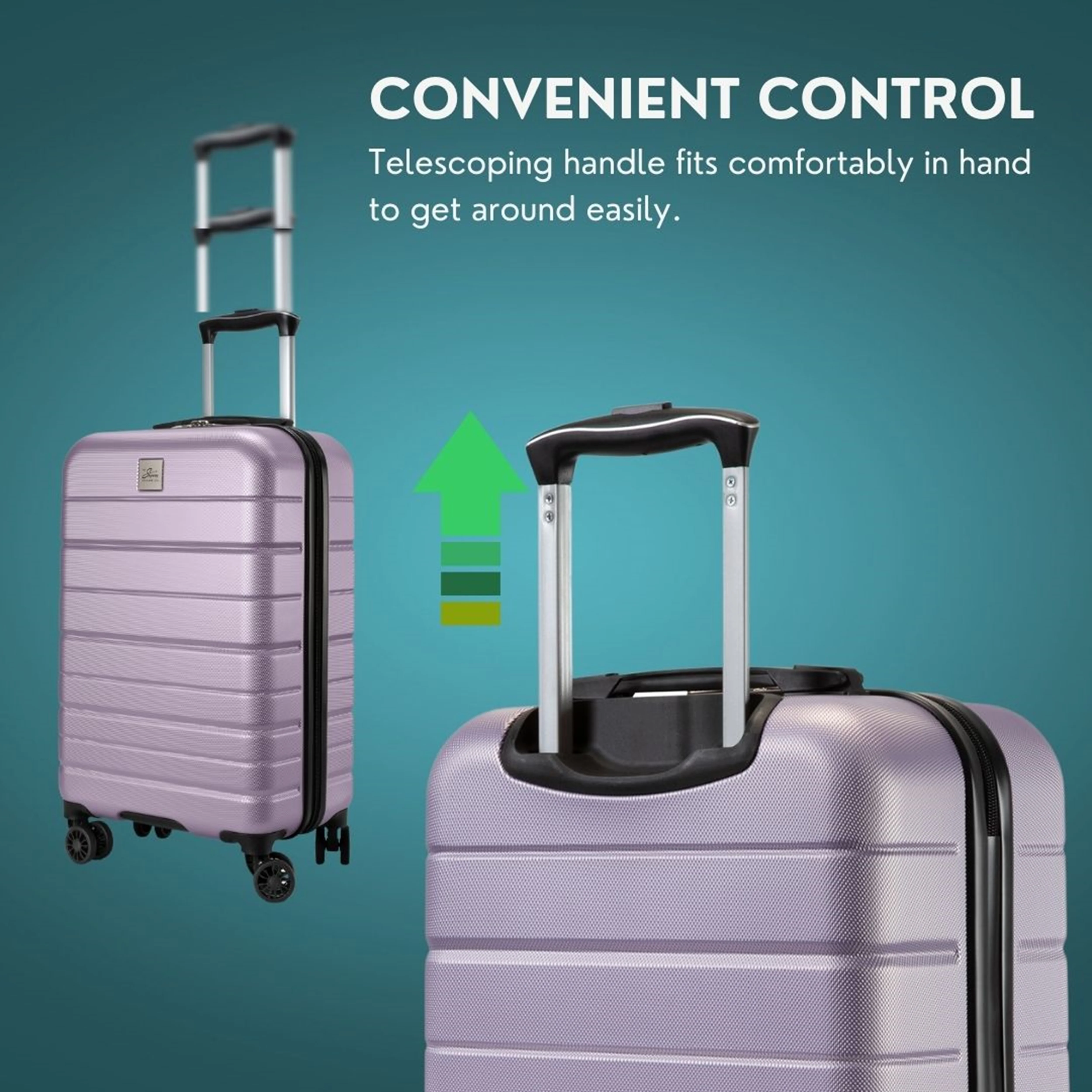 Skyway Luggage Epic 2.0 24" Hardside 8-Wheel Medium Check-In Spinner - Image 42