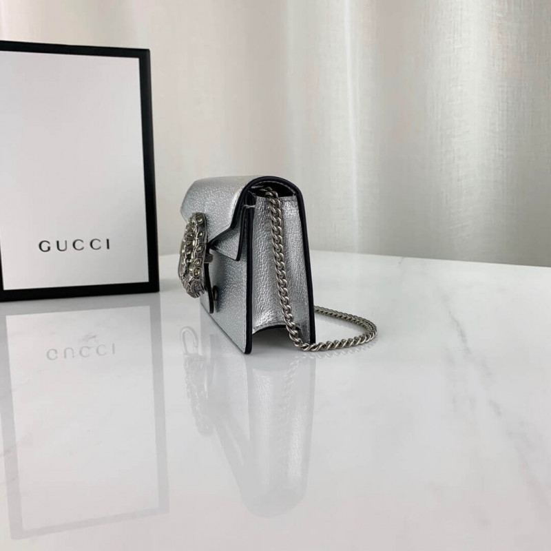 Replica Gucci Silver Dionysus Super Mini Bag 4764321:1High-quality replica