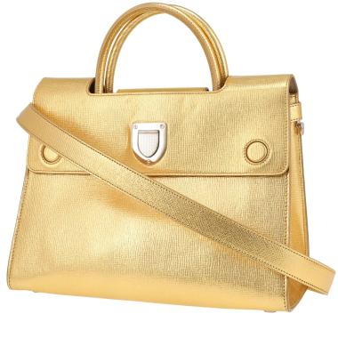 Dior Diorever handbag in gold leather1:1High-quality replica