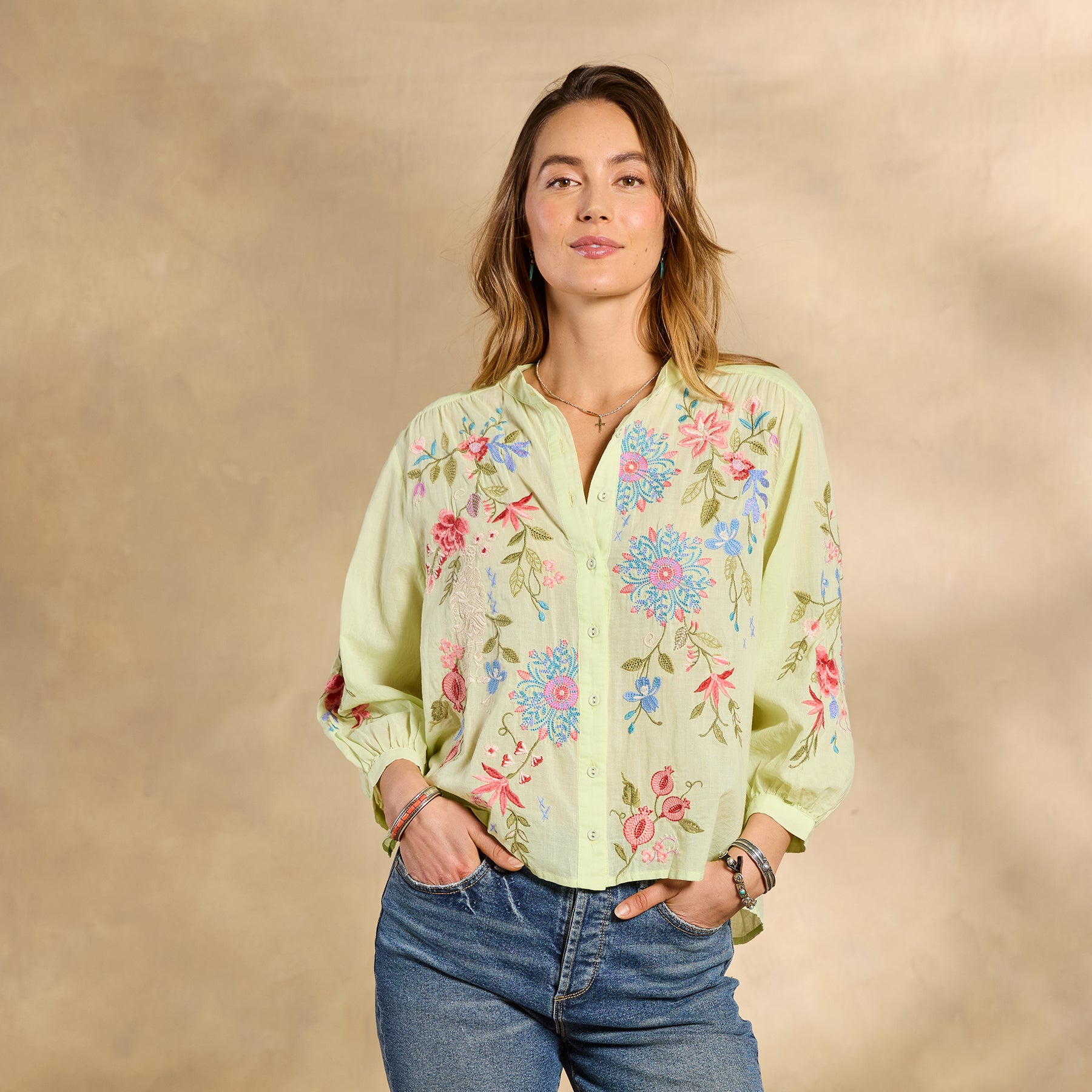 Catania Embroidered Blouse - Sundance Clothing