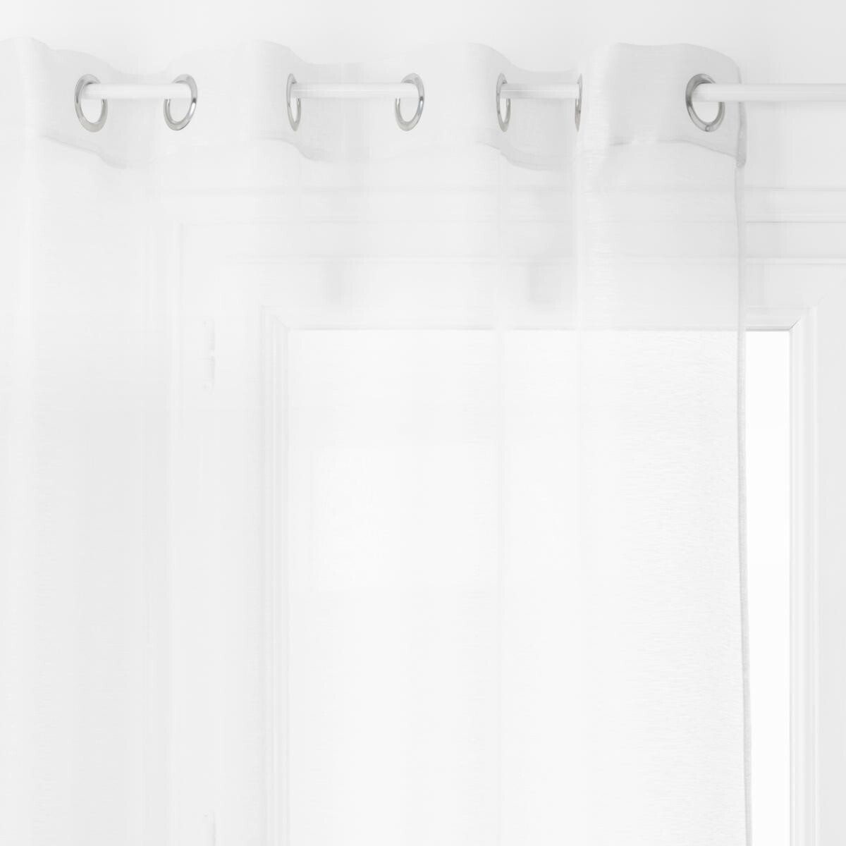 Sheer curtain "Moly" White, 135x240 cm
