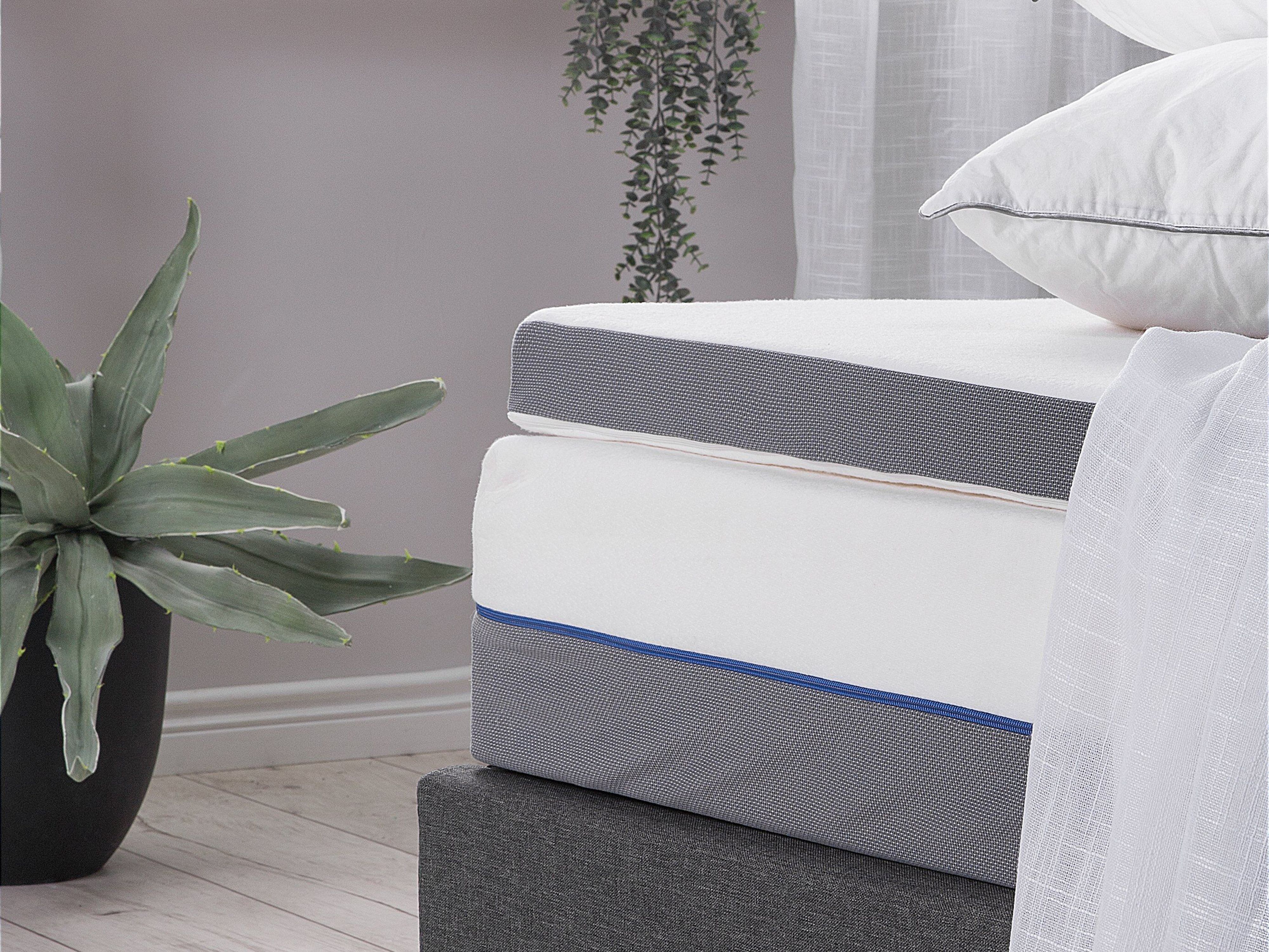 Memory Foam Mattress Topper SLUMBER 140 x 200 cm (EU Double)