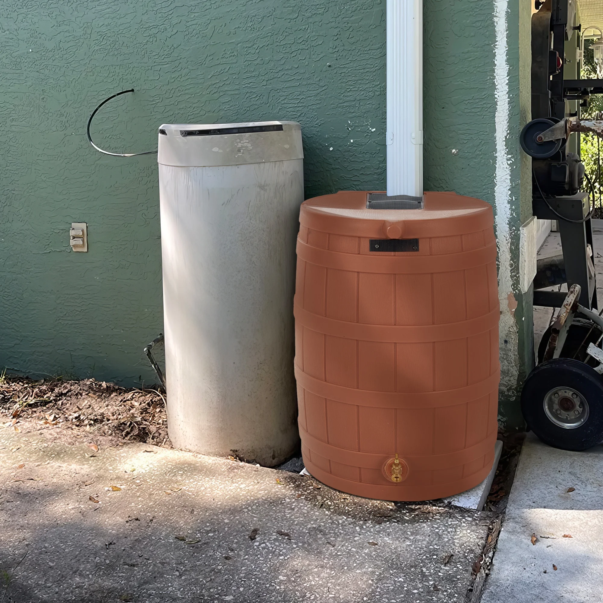 Good Ideas Rain Wizard Rain Storage Collection Rain Barrel 50-Gallon - Image 24