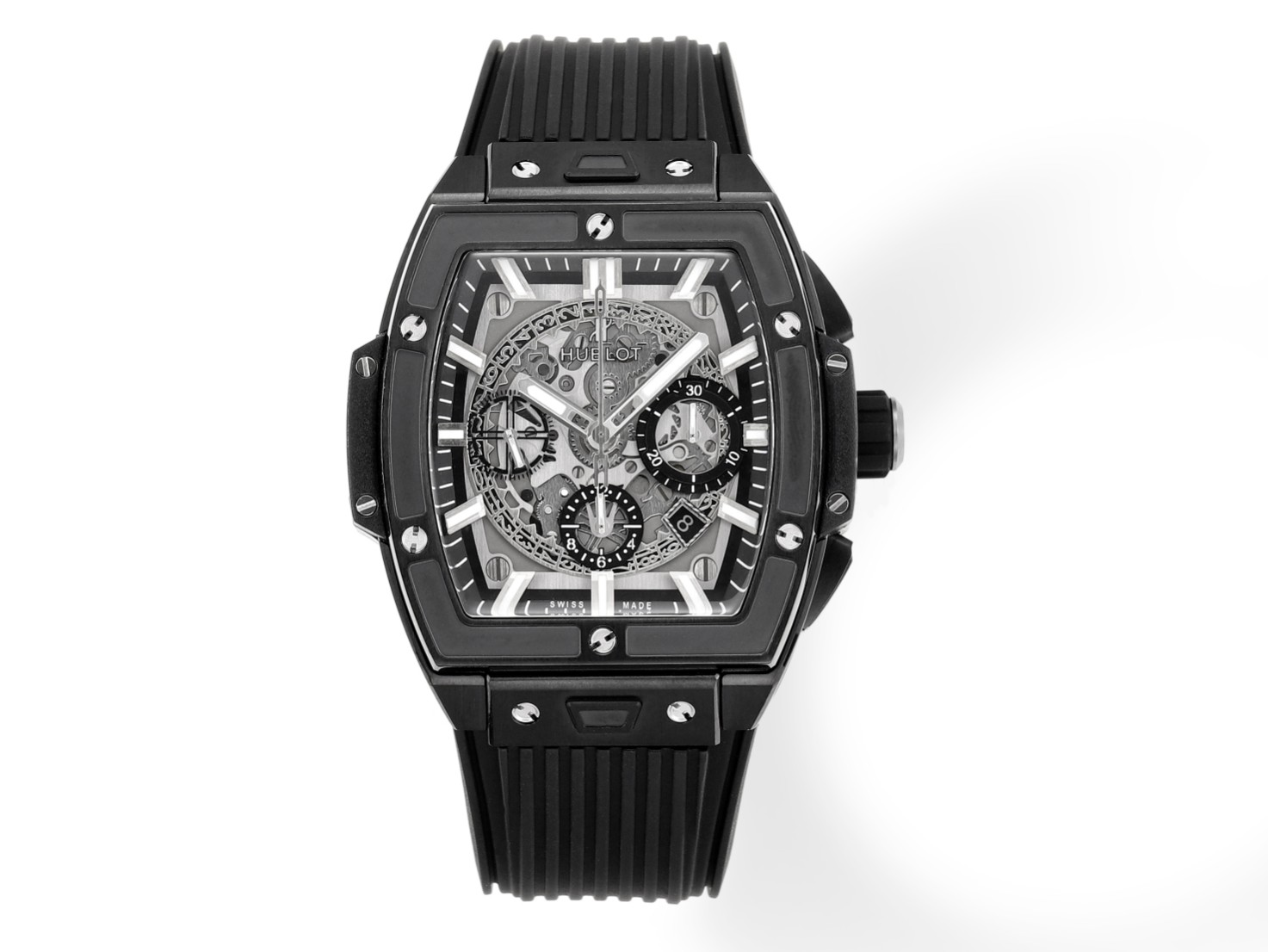 Hublot Spirit of Big Bang Textured Rubber Strap(1:1 replica) - Elite Watch Atelier