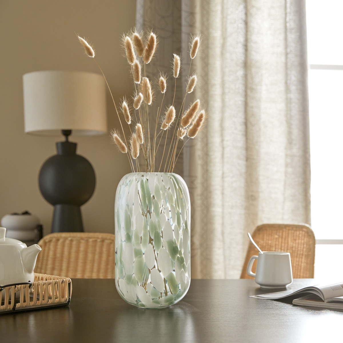 Vase "Arvo" Green, H. 26 cm