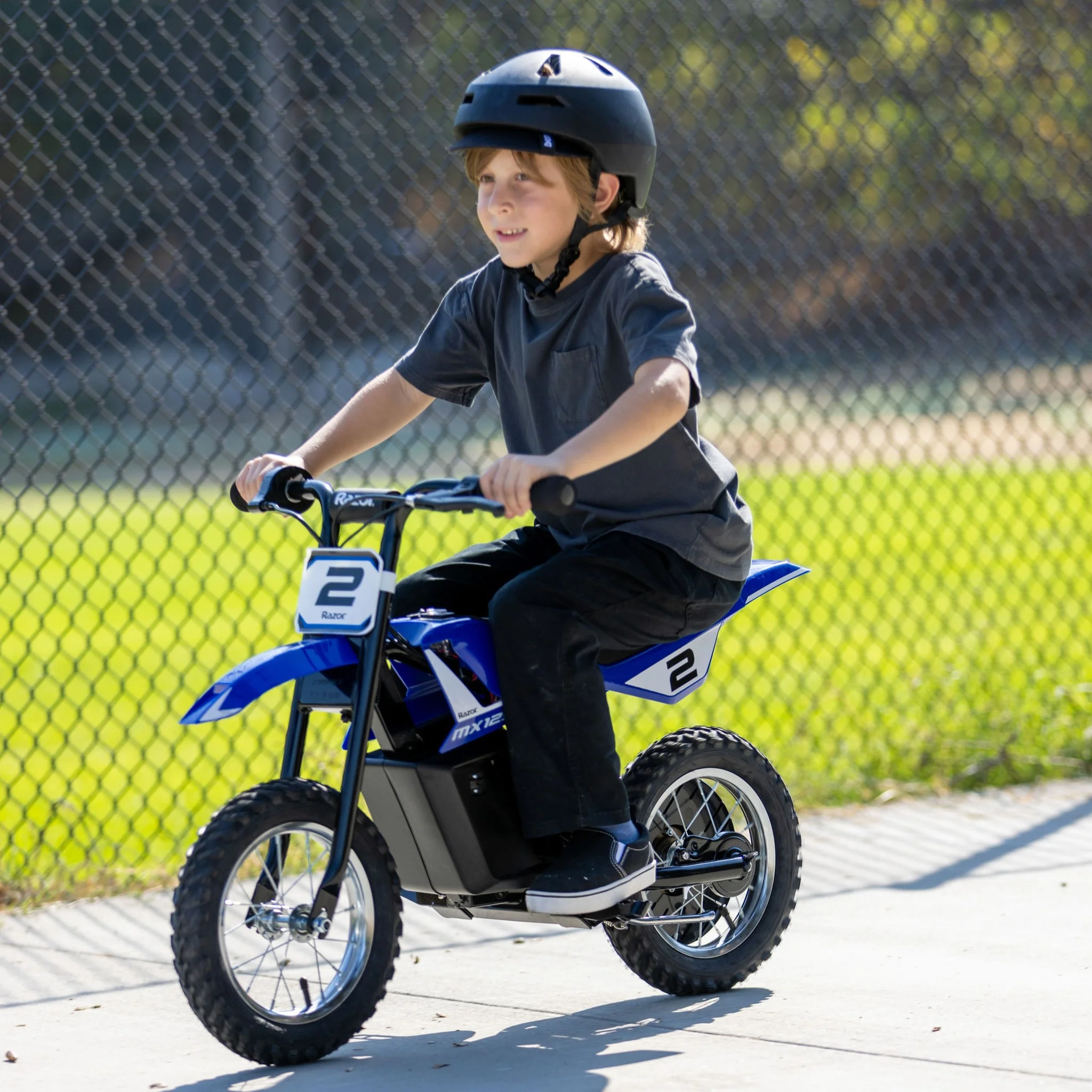 Razor Dirt Rocket MX125 Electric-Powered Dirt Bike - Black with Decal Included, for Child 5+ - Image 36