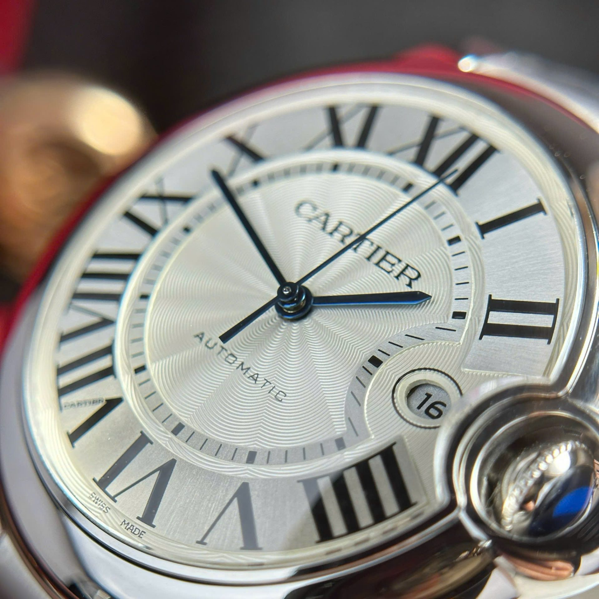 Cartier Ballon Bleu Replica 11 Watch White Dial Metal Wire AF Factory 42mm - Top club