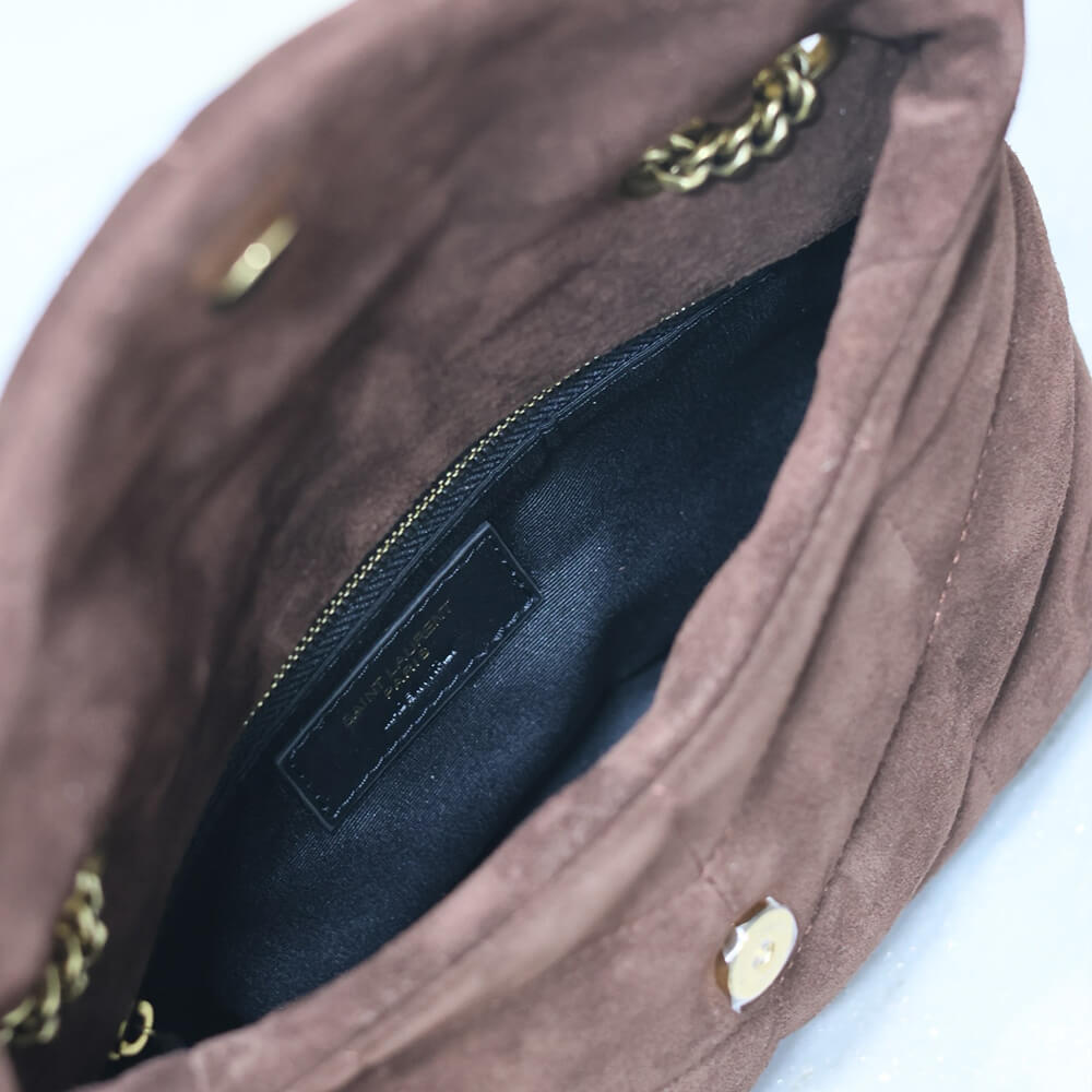 YSL Toy Puffer Bag in Suede1:1High-quality replica