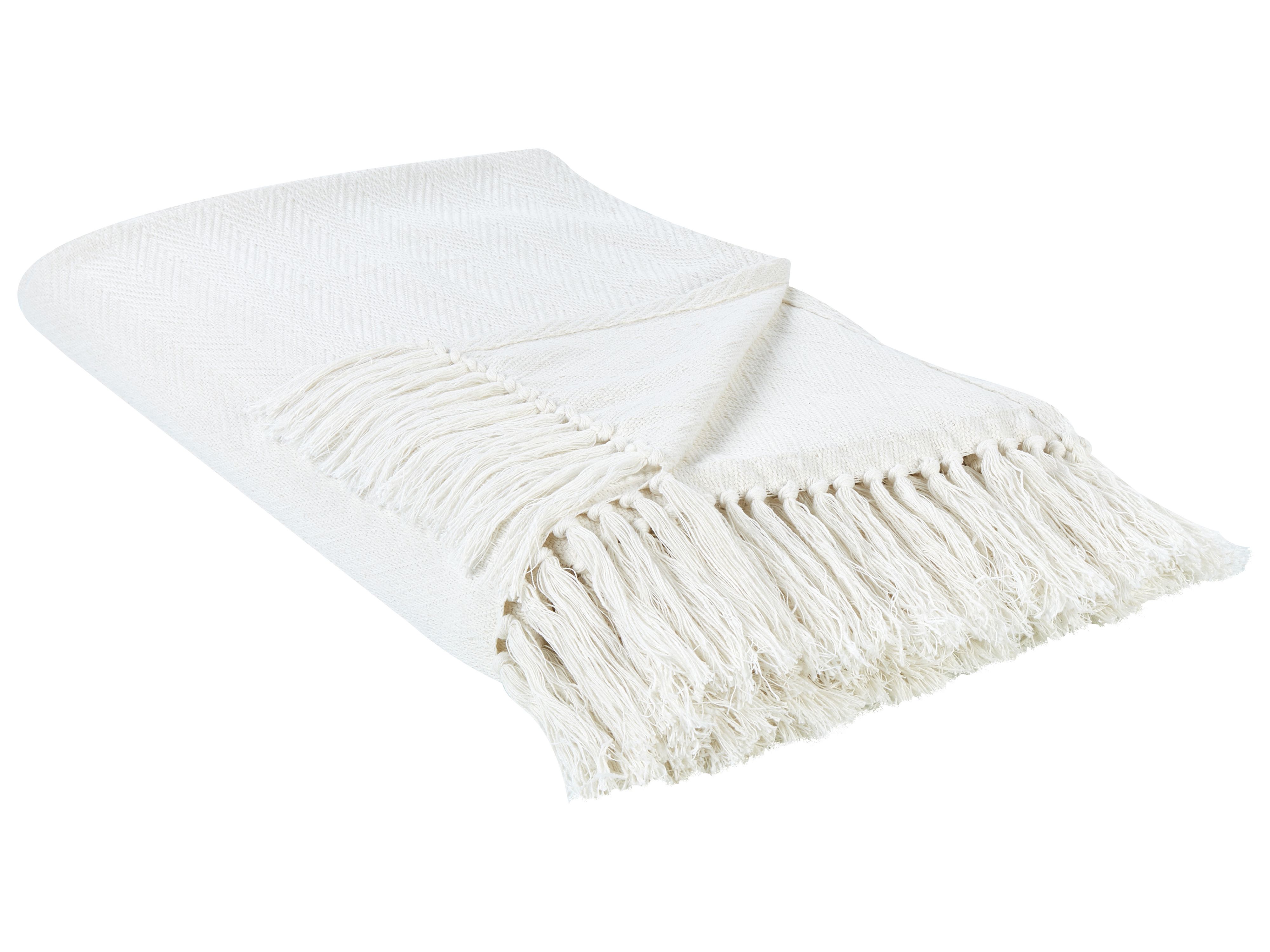 Blanket AMPARA Cotton 220 x 240 cm Off-White