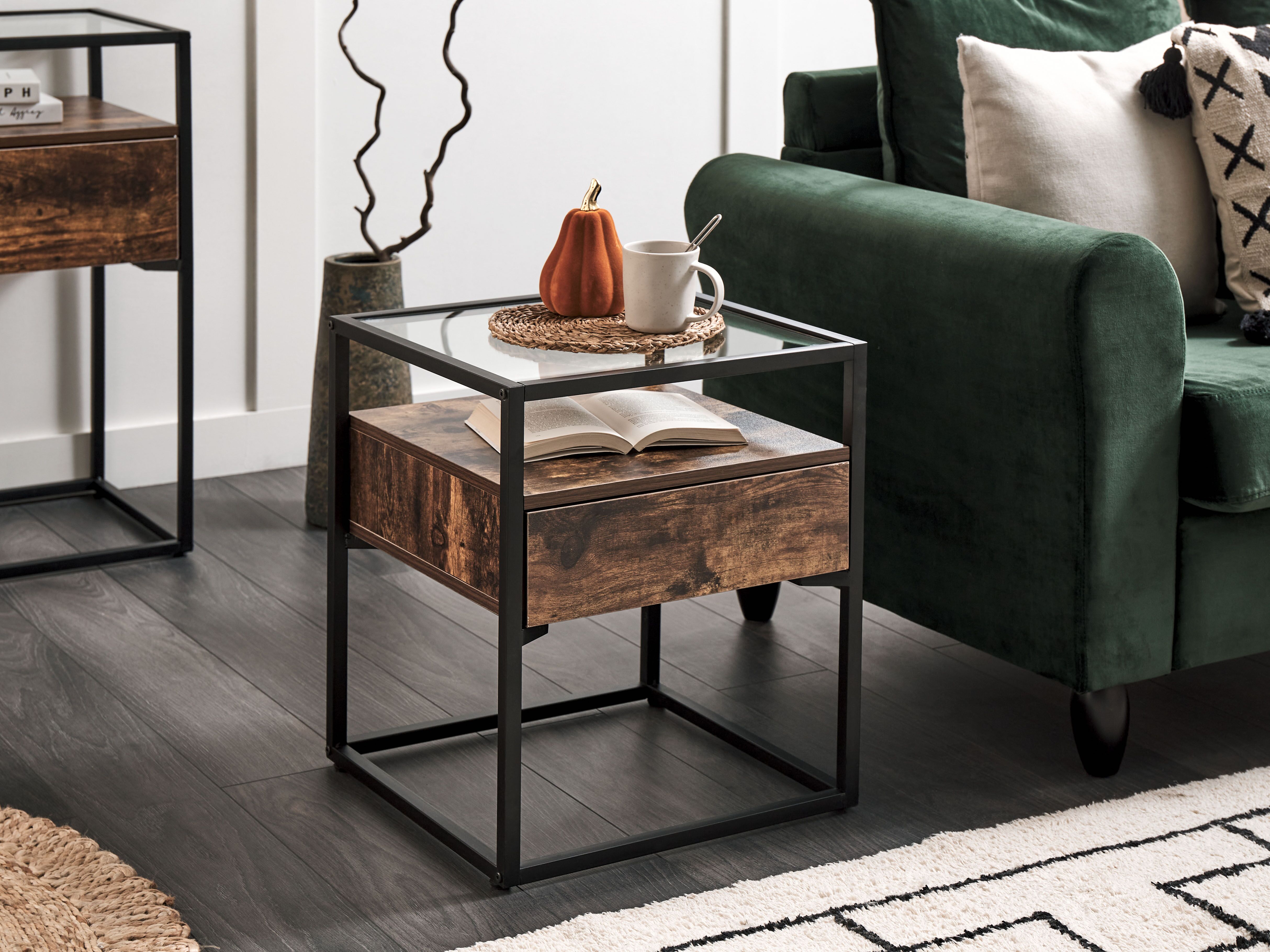Side Table MAUK Dark Brown