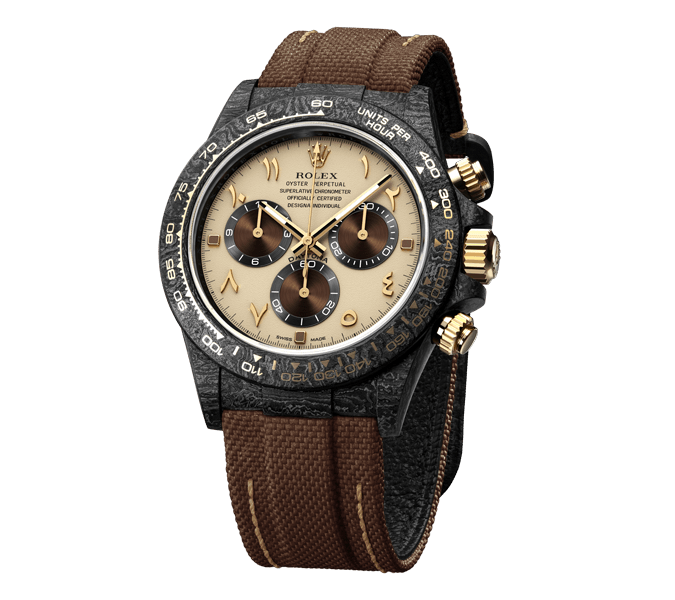 ROLEX Diw Daytona carbon desert eagle arabic 40mm oyster black(1:1 replica) - Elite Watch Atelier