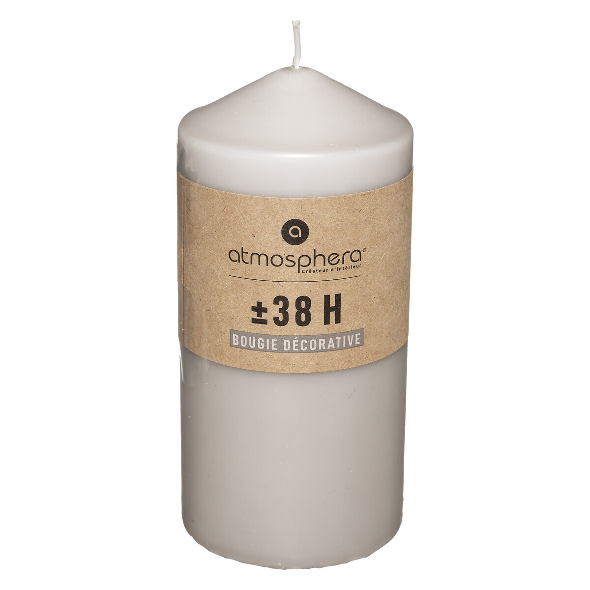 Candle Taupe grey, 355g