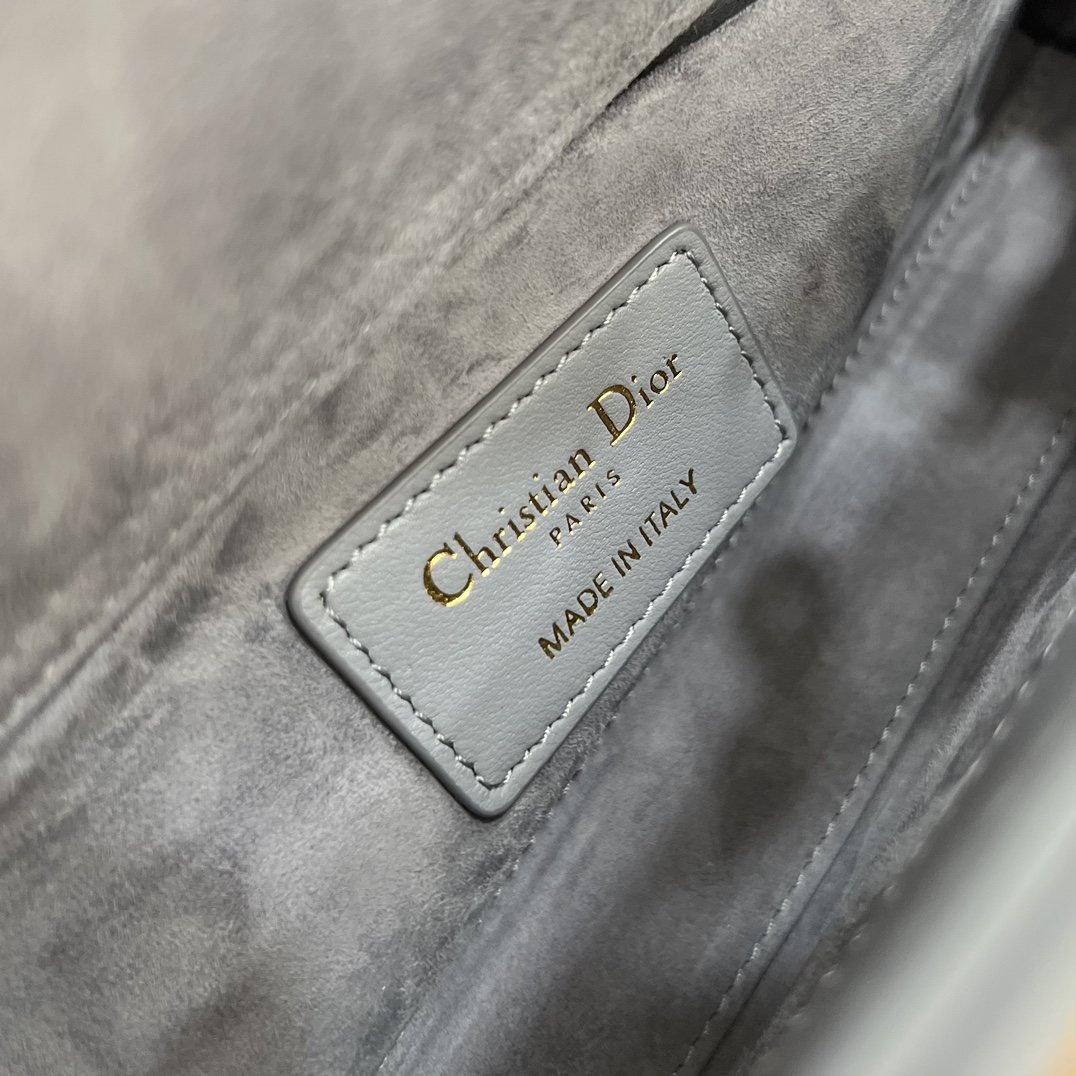 Dior Medium Lady D-Joy Bag Grey For Women 8,7in/22cm1:1High-quality replica