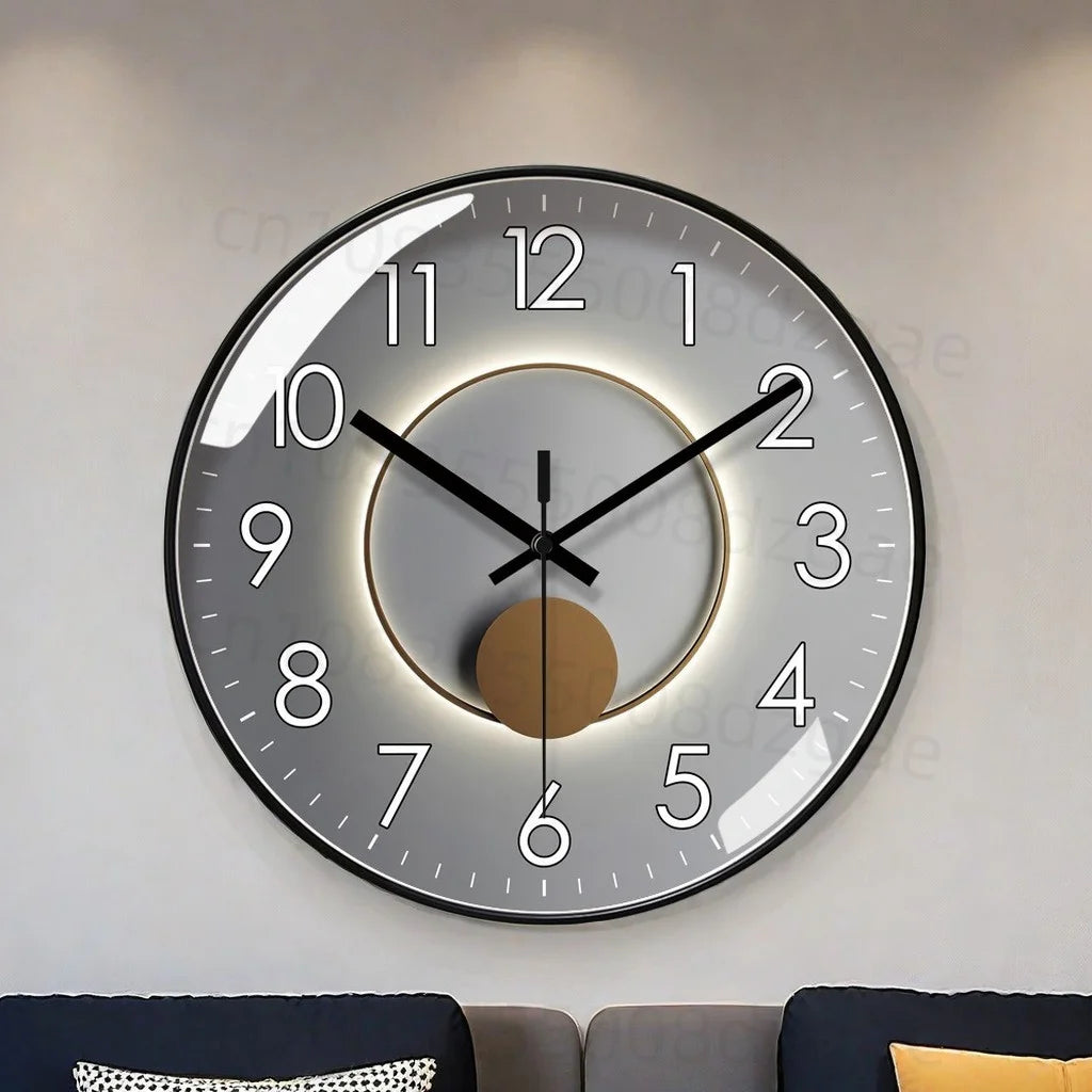 SilenceLux | Luxe Ronde Wandklok