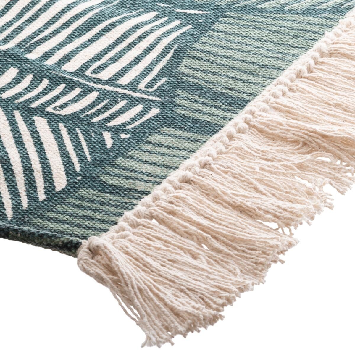 Rug "Jungle", cotton Green, 120x170 cm